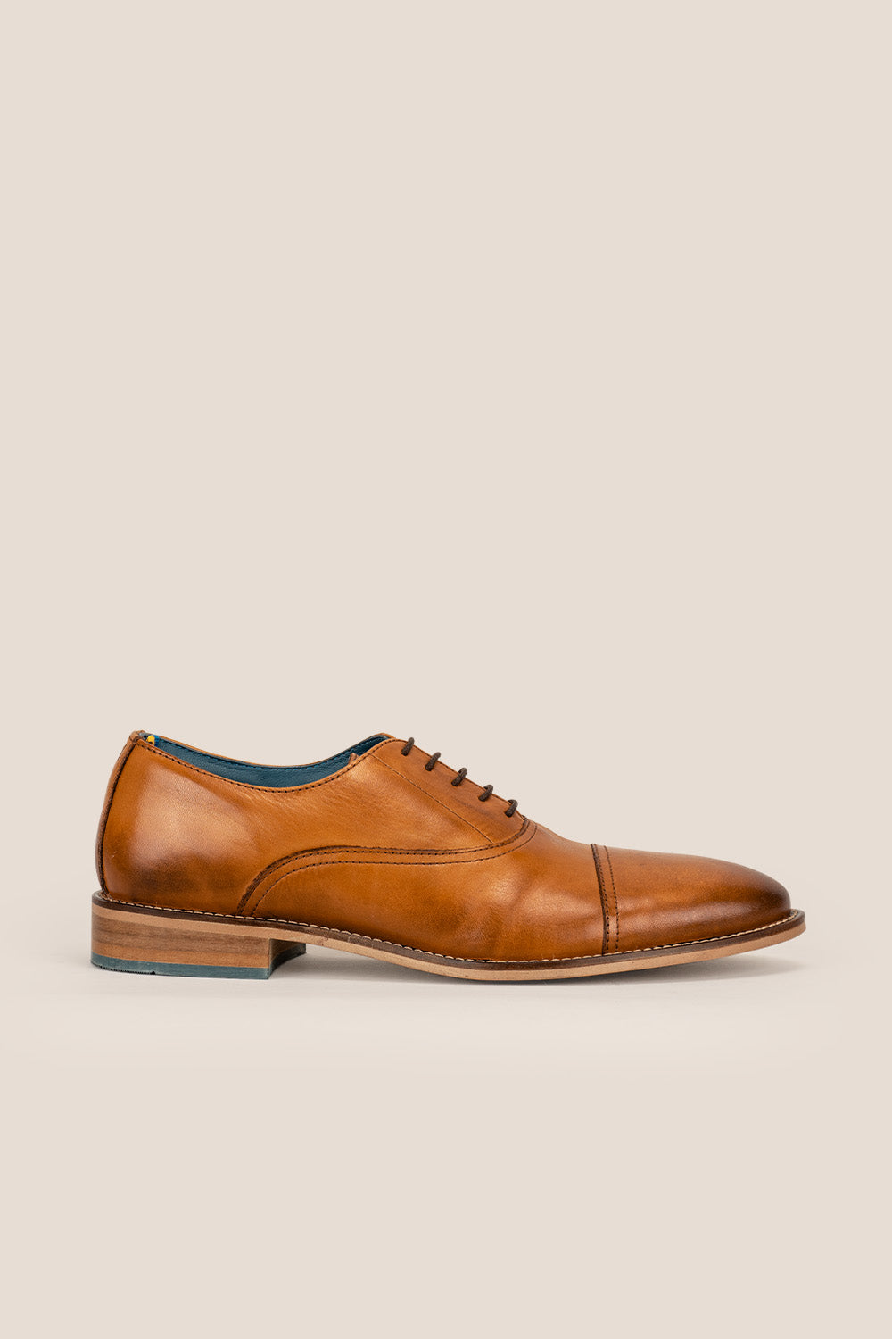 Williams cap toe oxford fashion british tan