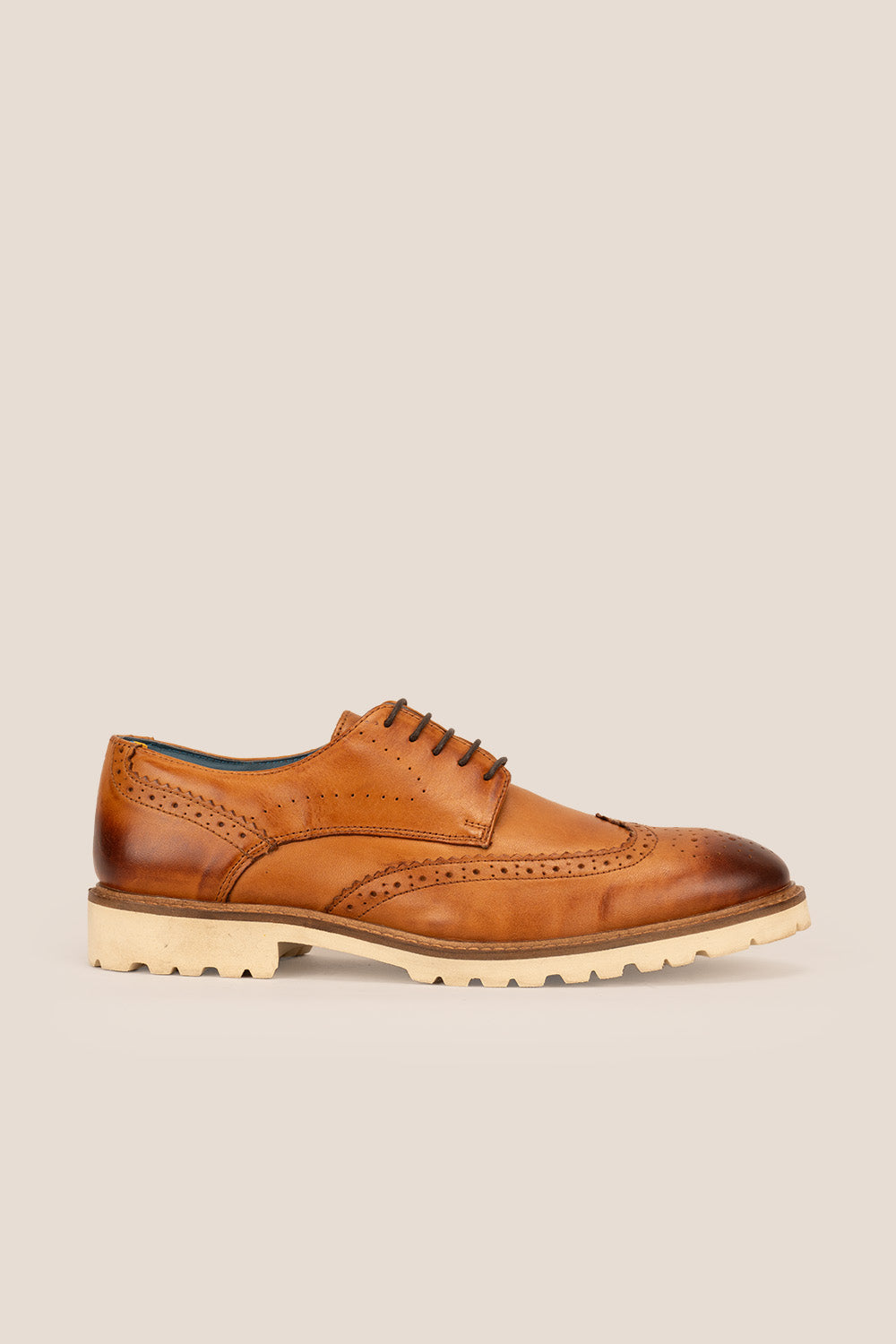 Mens wide fit tan shoes online