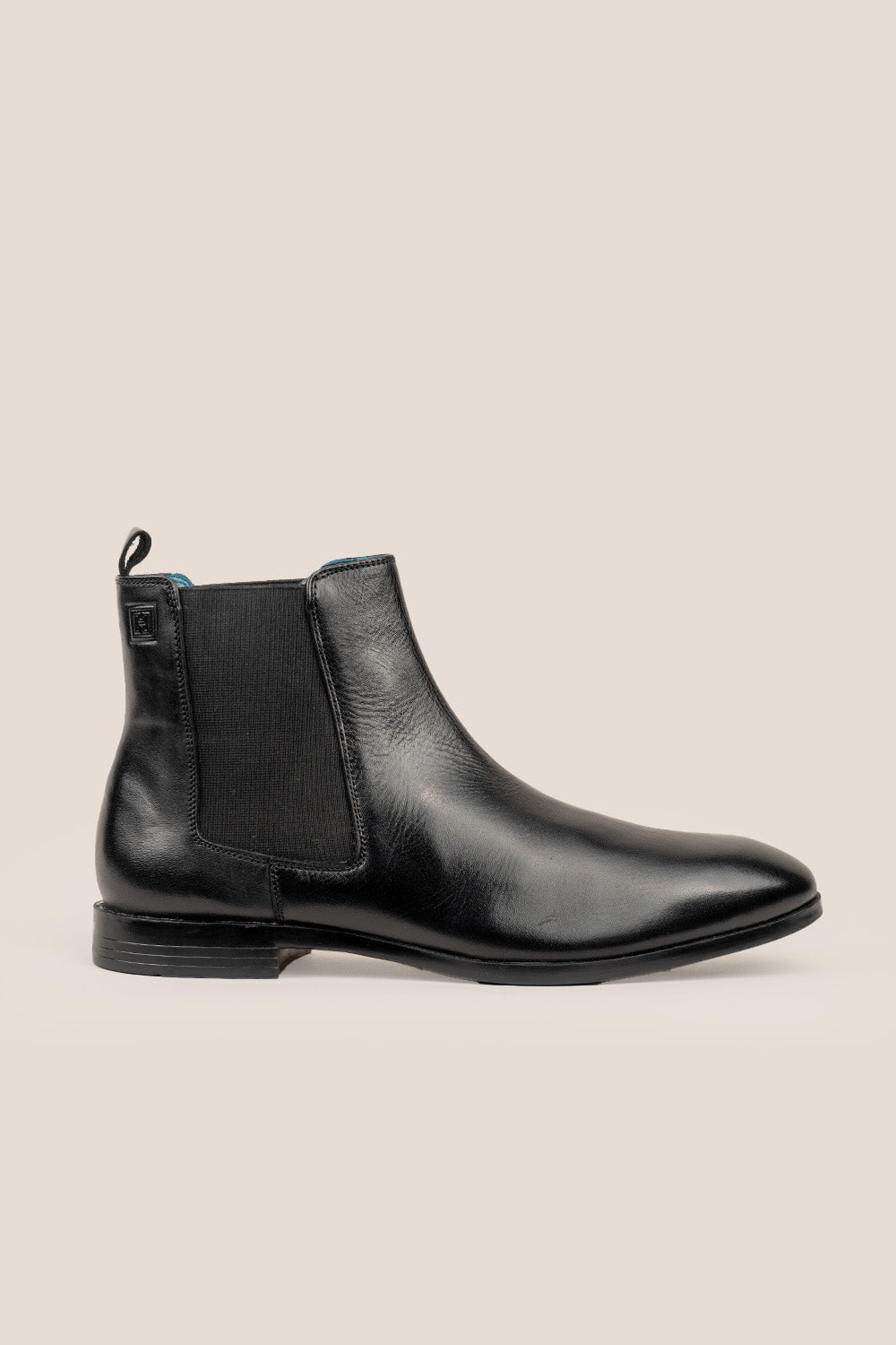 Black and silver chelsea boots best sale