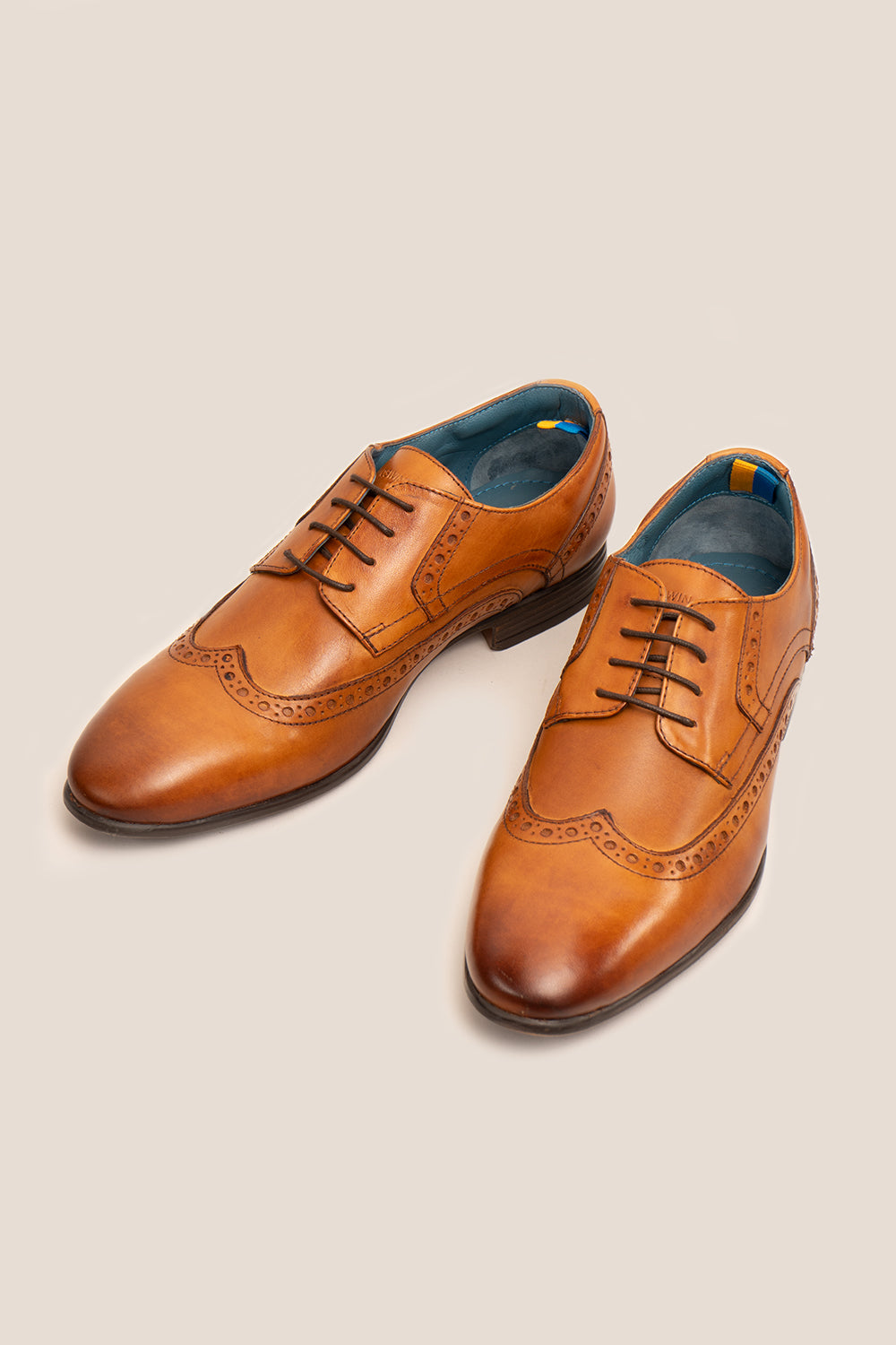 Tan leather deals derby shoes