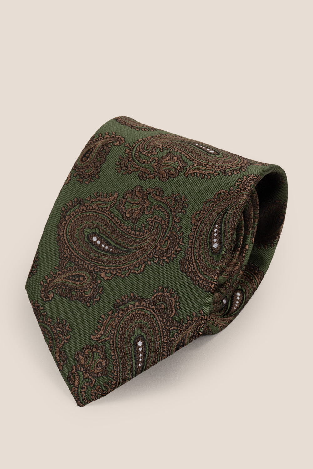 PAISLEY GREEN TIE FROM OSWIN HYDE