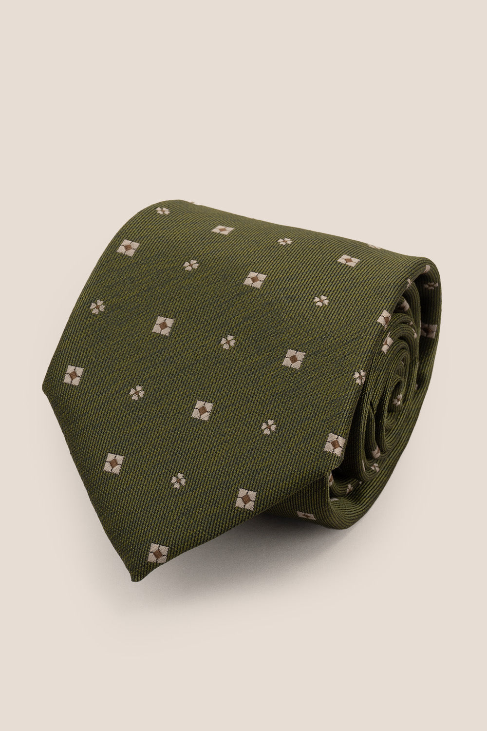 OFF SQUARE GREEN TIE FROM OSWIN HYDE