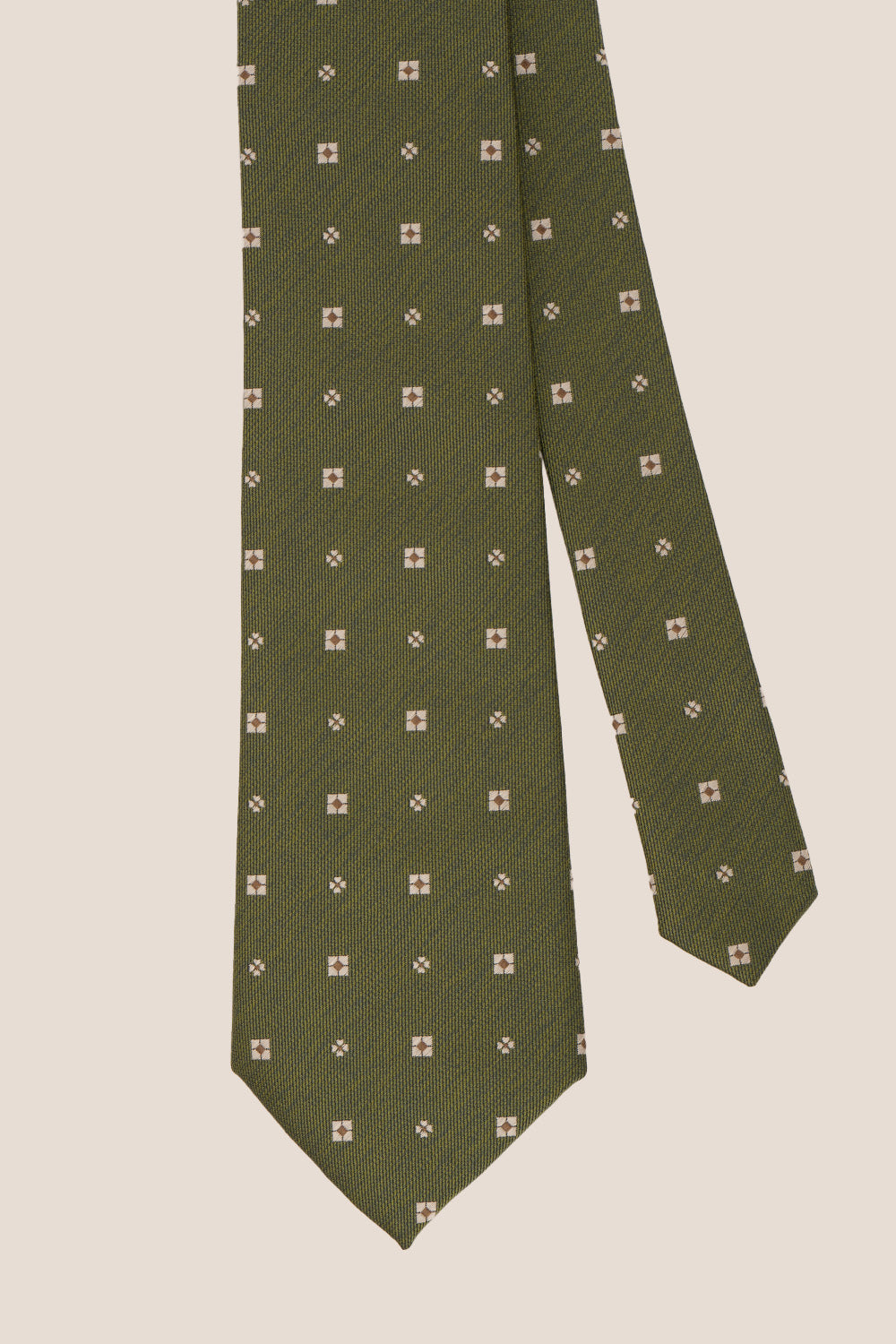 OFF SQUARE GREEN TIE FROM OSWIN HYDE