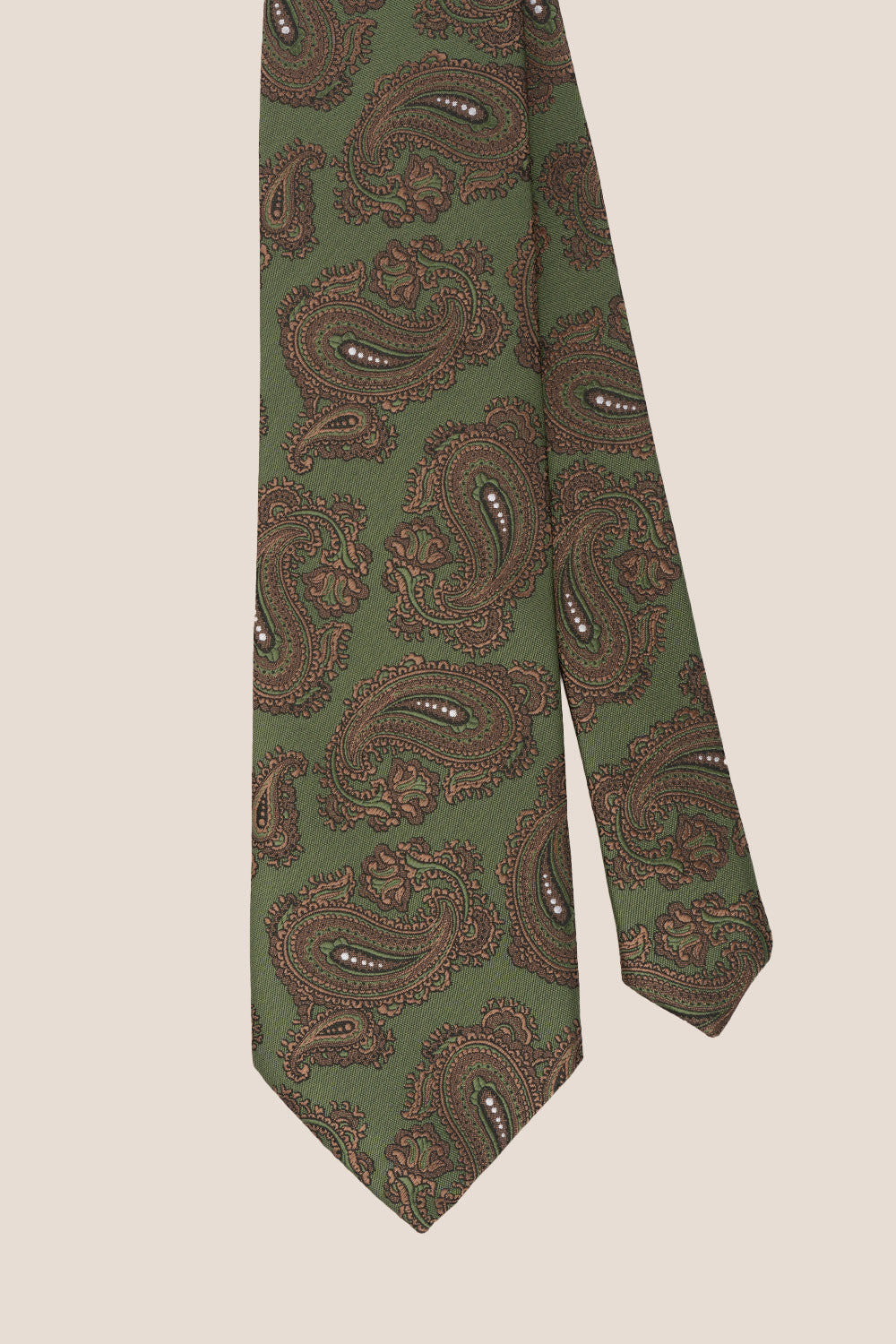 PAISLEY GREEN TIE FROM OSWIN HYDE