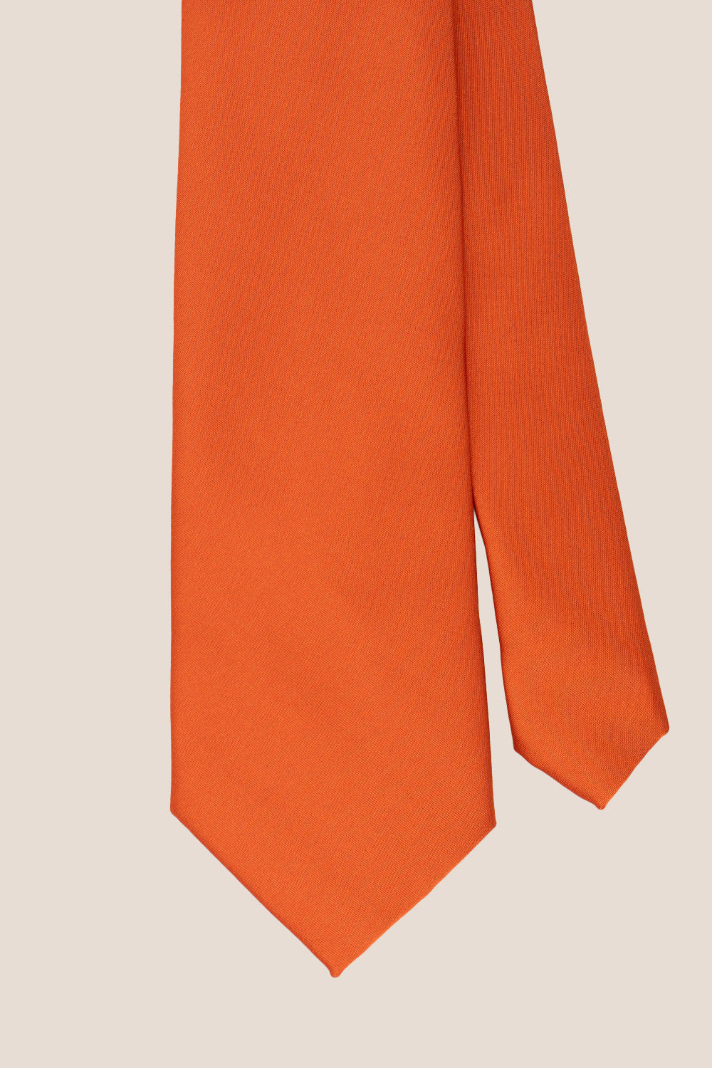 Orange smooth tie Oswin Hyde