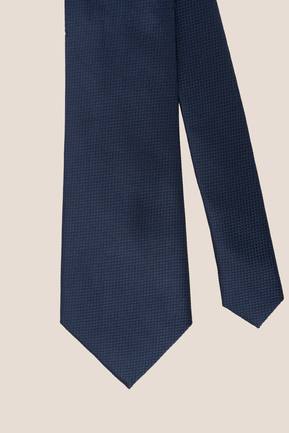 Navy Texture Tie Oswin Hyde