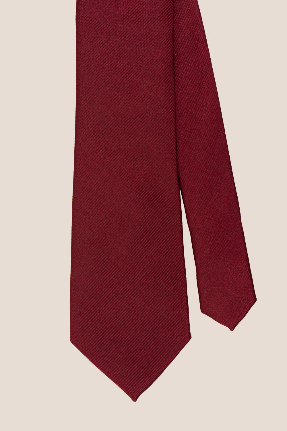 Bordo Ribbed Tie Oswin Hyde