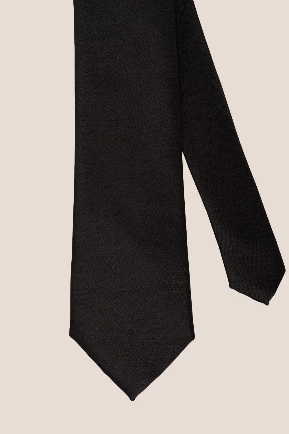 Black Self Stripe Tie Oswin Hyde