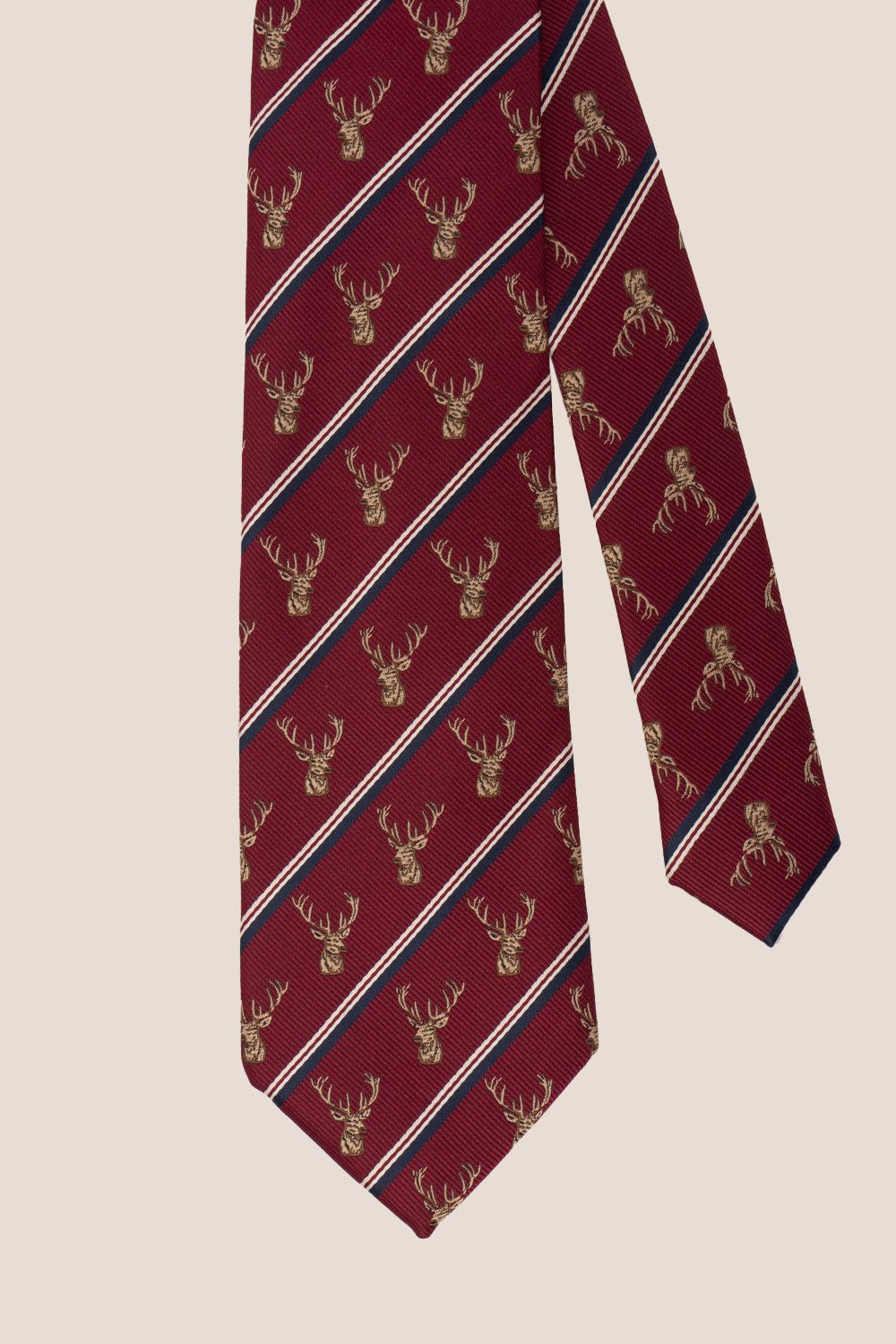 ANTLER RED TIE FROM OSWIN HYDE