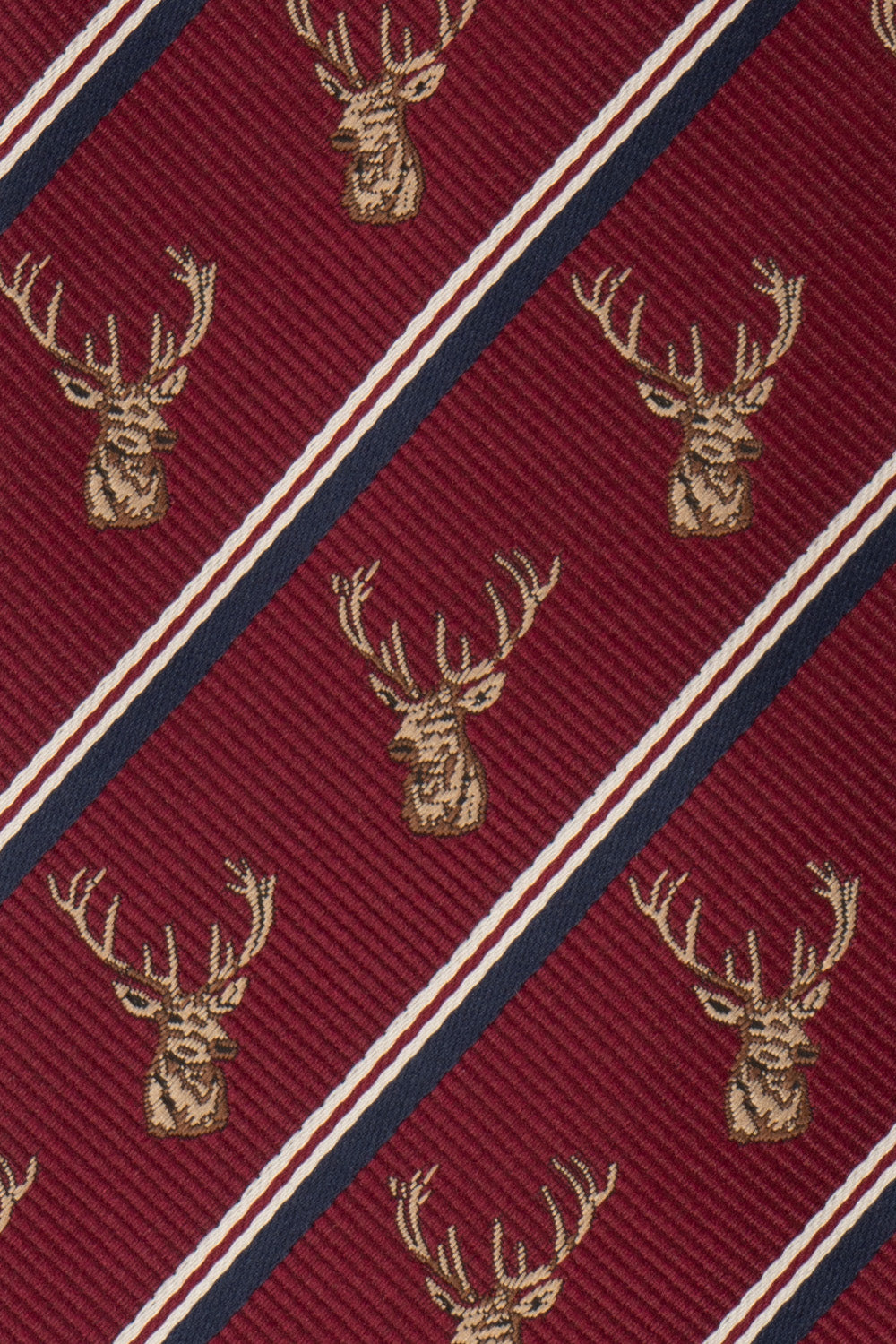 ANTLER RED TIE FROM OSWIN HYDE