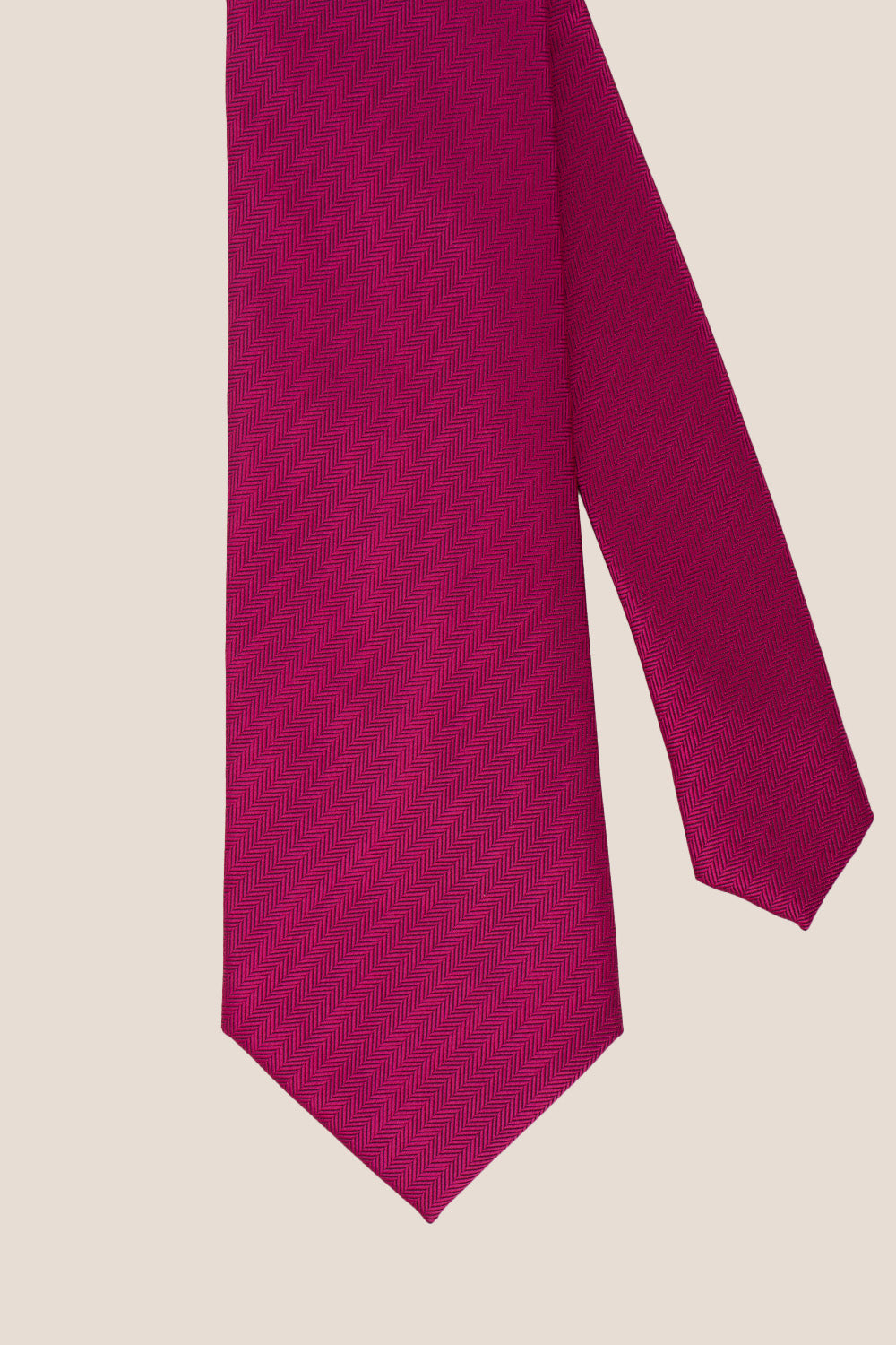 Hot Pink Self Stripe tie Oswin Hyde