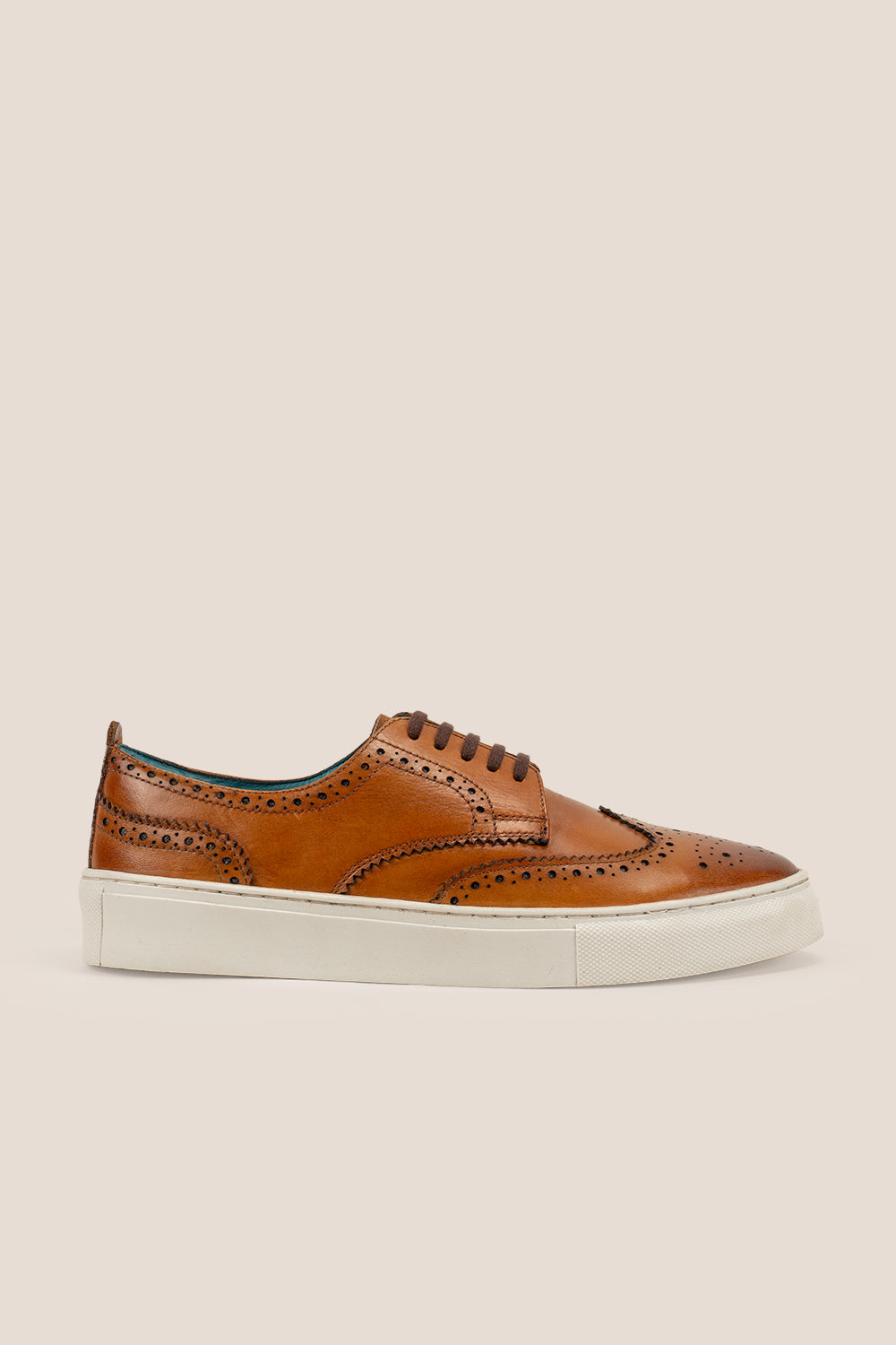 Stan Tan Leather Brogue Sneakers | Oswin Hyde