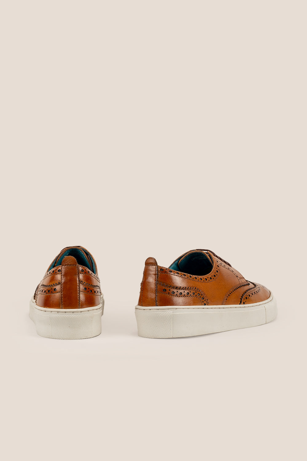 Stan Tan Leather Brogue Sneakers | Oswin Hyde