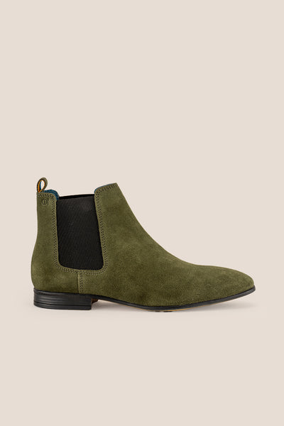 Green suede outlet boots mens