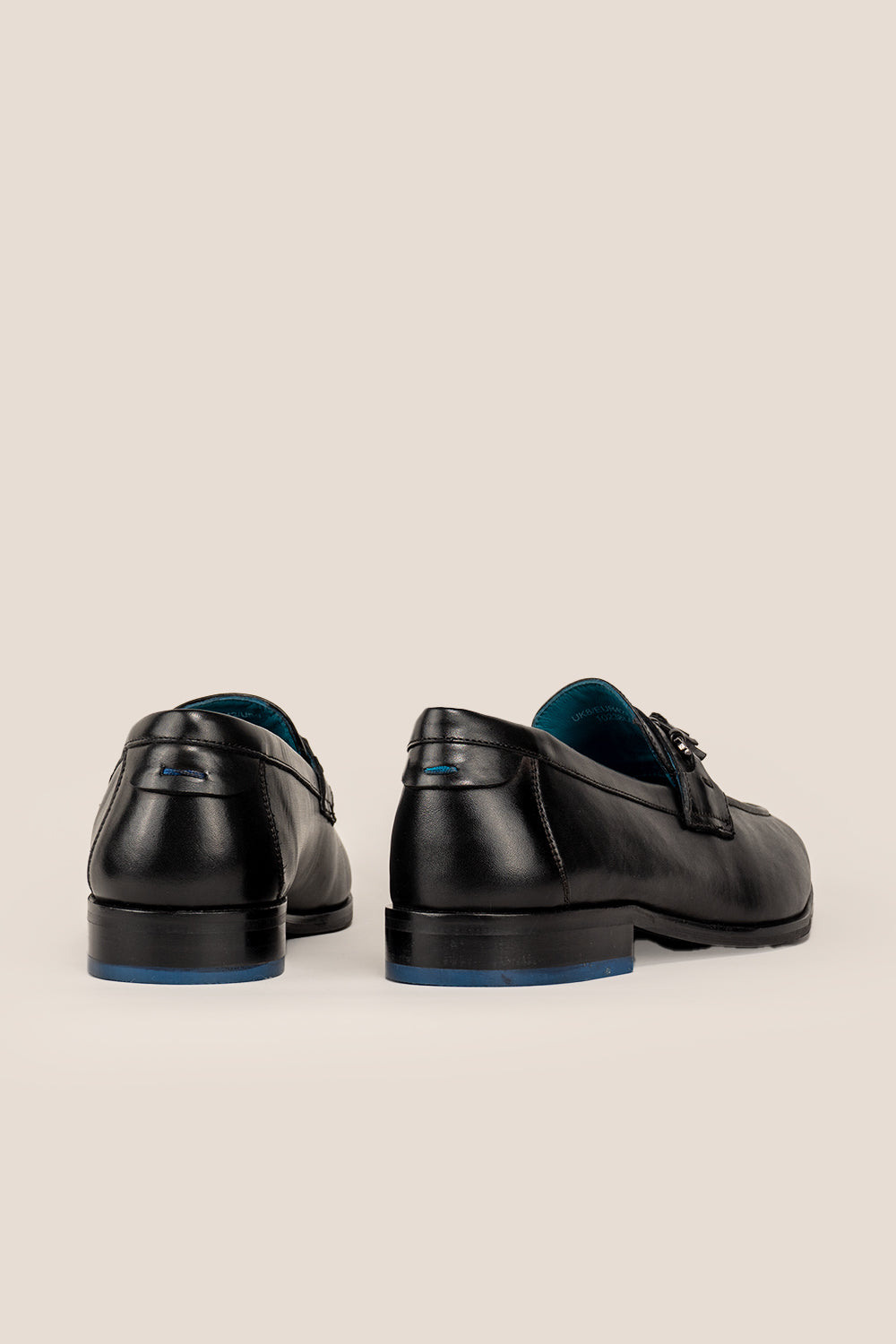 Emmet Black tassel loafer oswin hyde