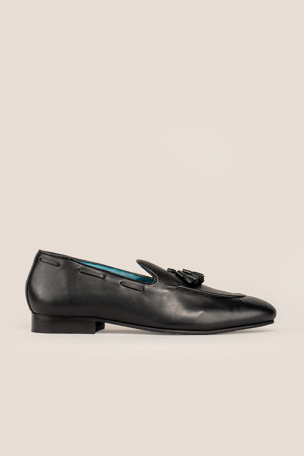 Alvin Black Leather Loafers Oswin Hyde