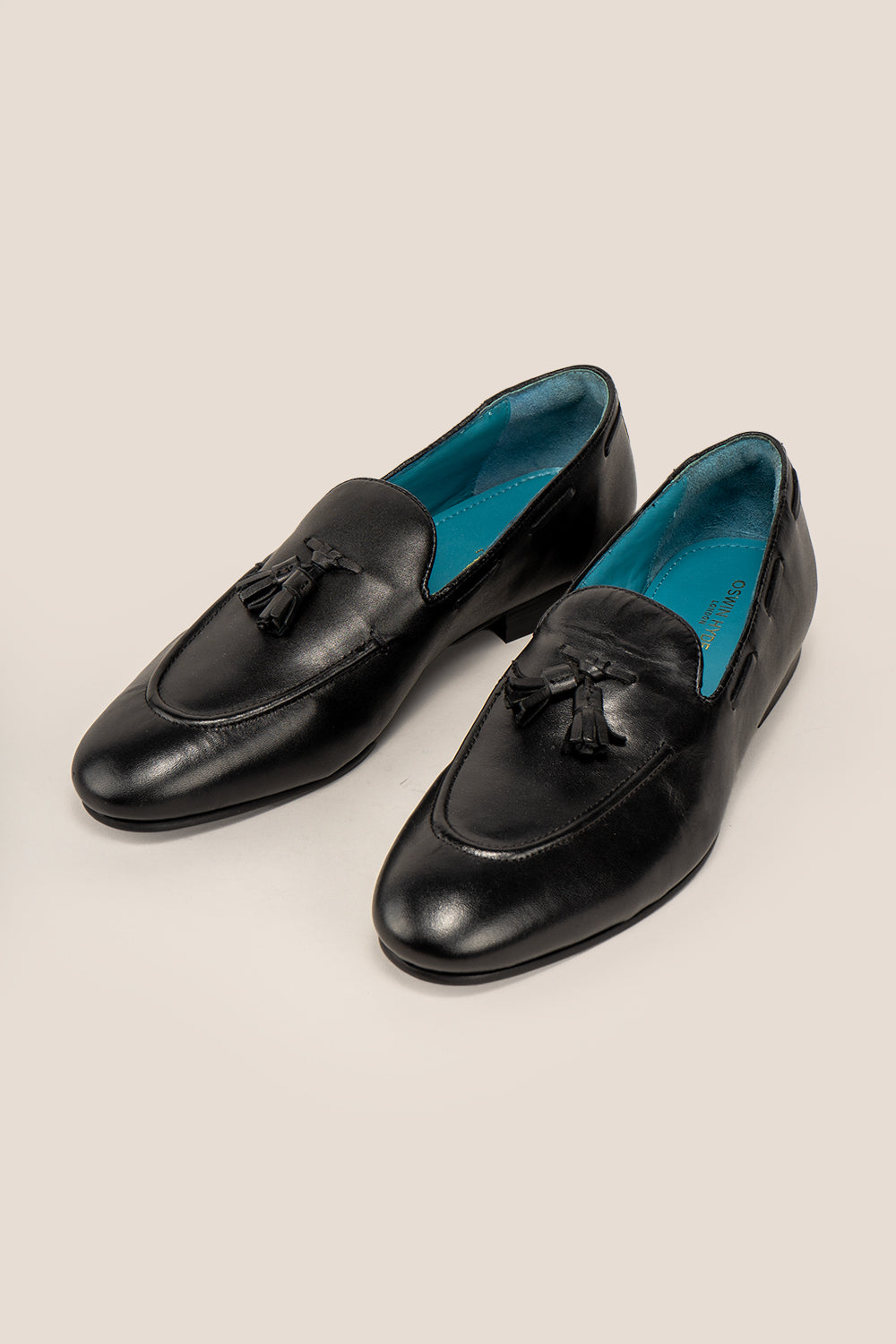 Alvin Black Leather Loafers Oswin Hyde