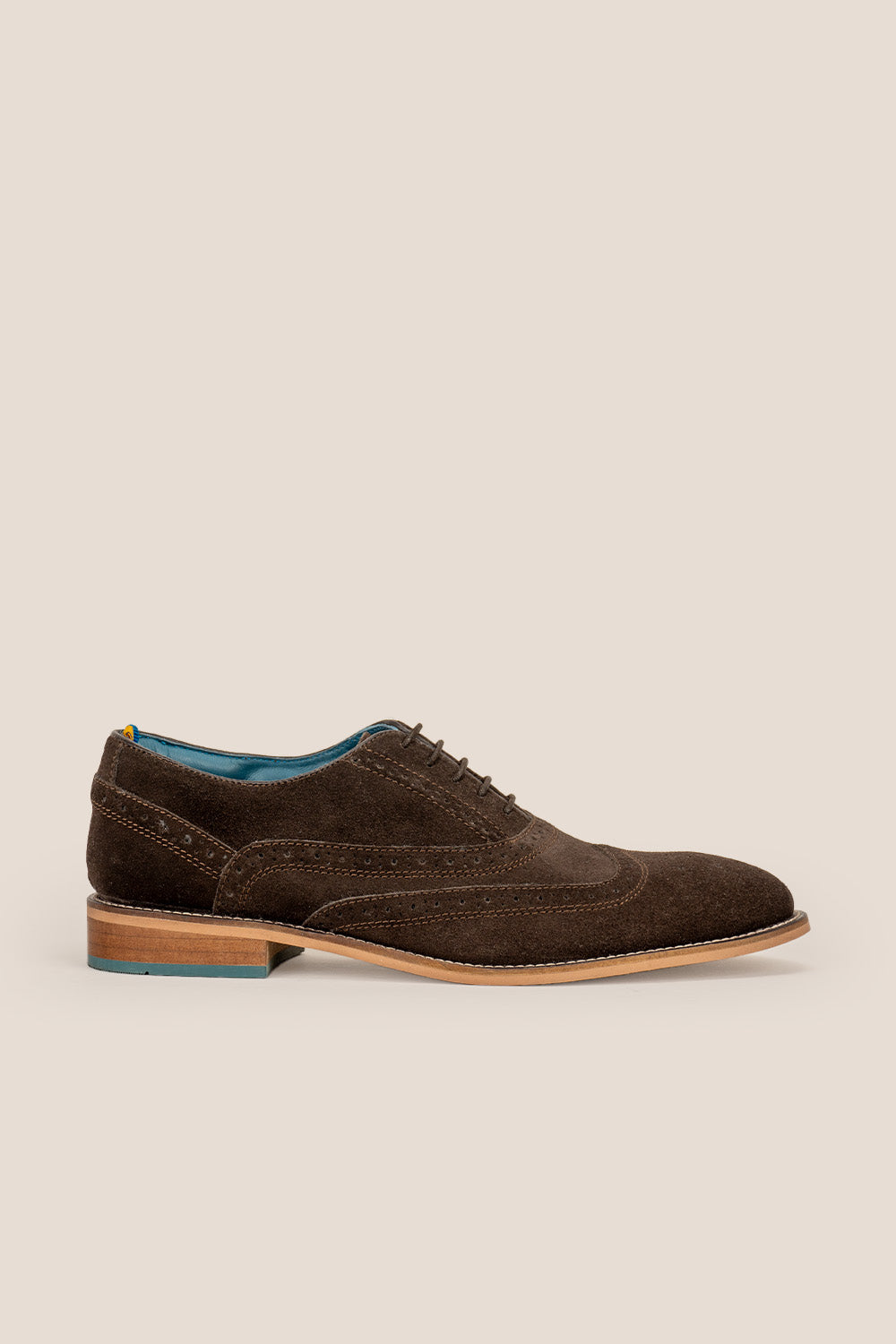 Winston Brown Suede Brogue Shoes Oswin Hyde