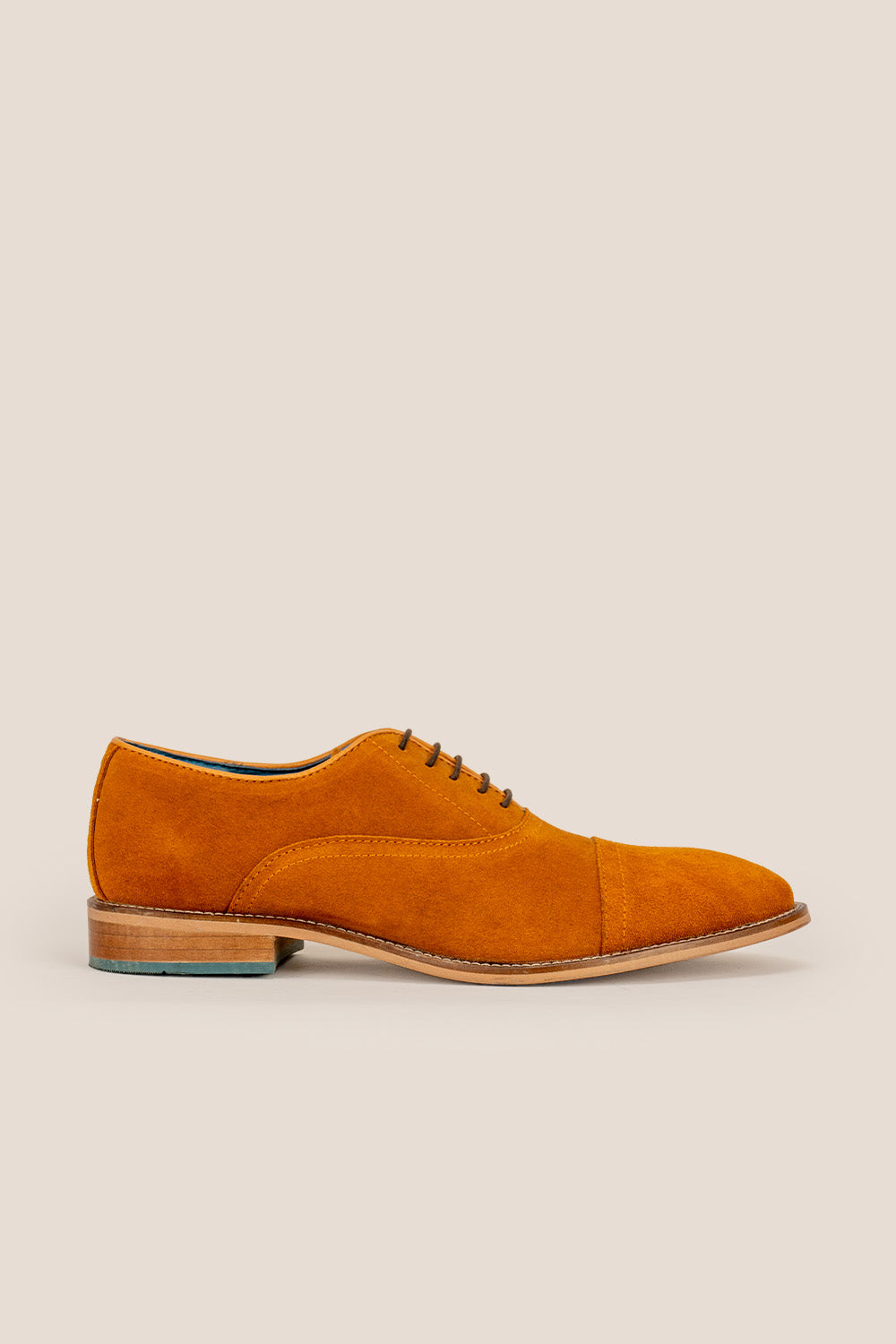 William Tobacco Suede Brogue Shoes Oswin Hyde