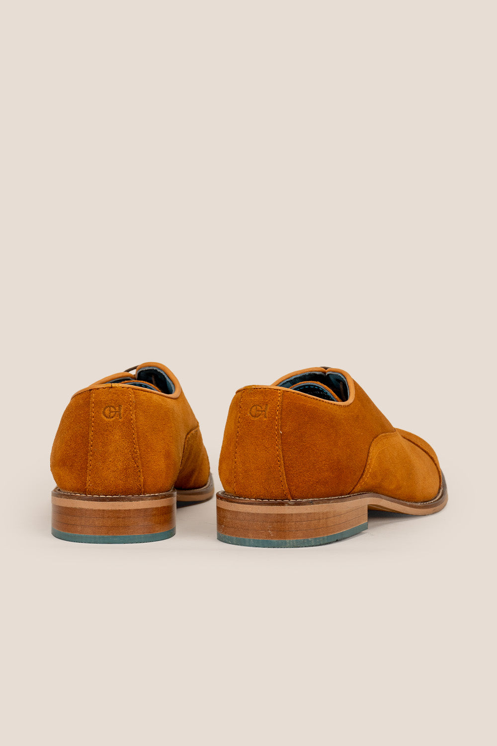 William Tobacco Suede Brogue Shoes Oswin Hyde