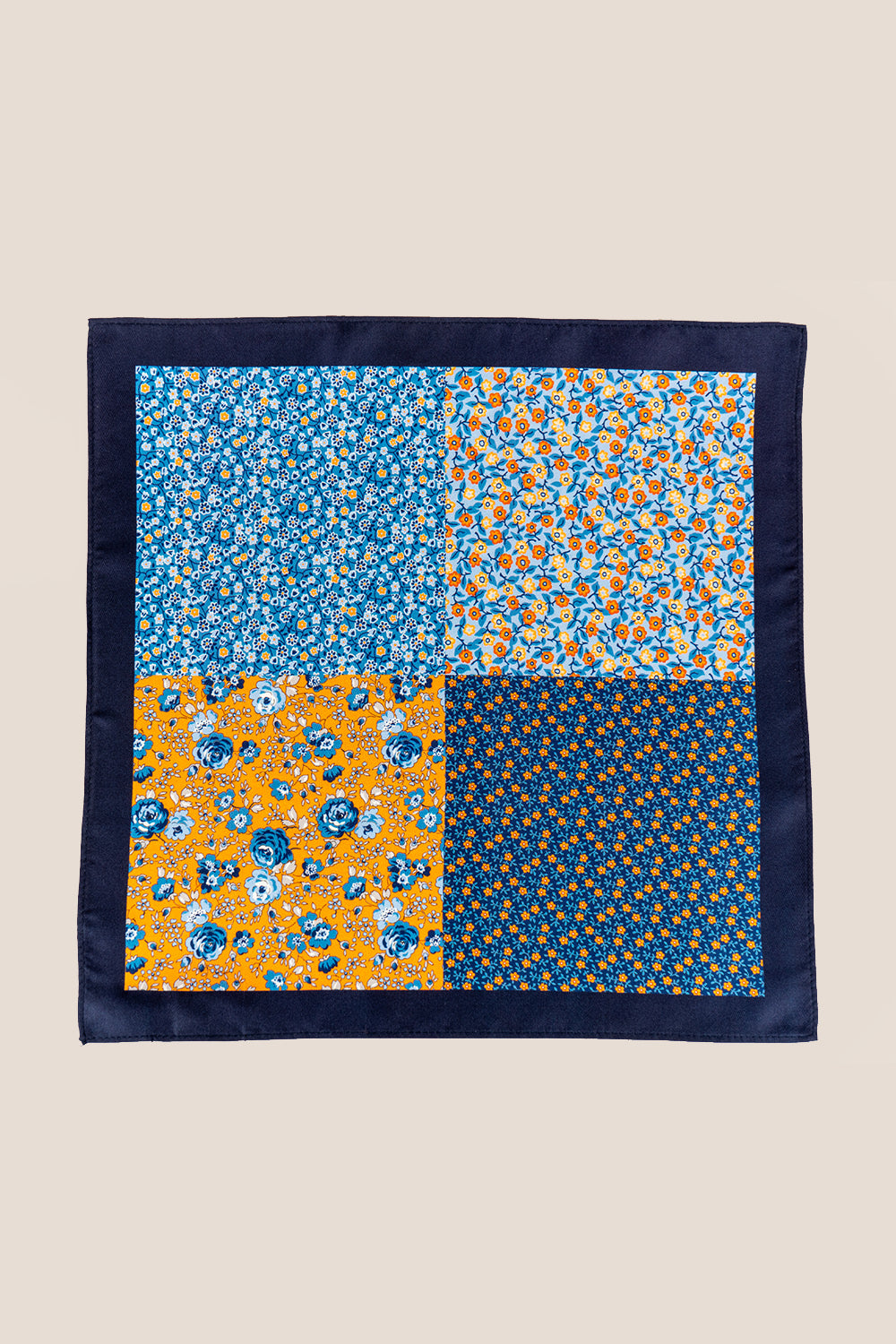 Yellow 4 Way Silk Handkerchief Oswin Hyde