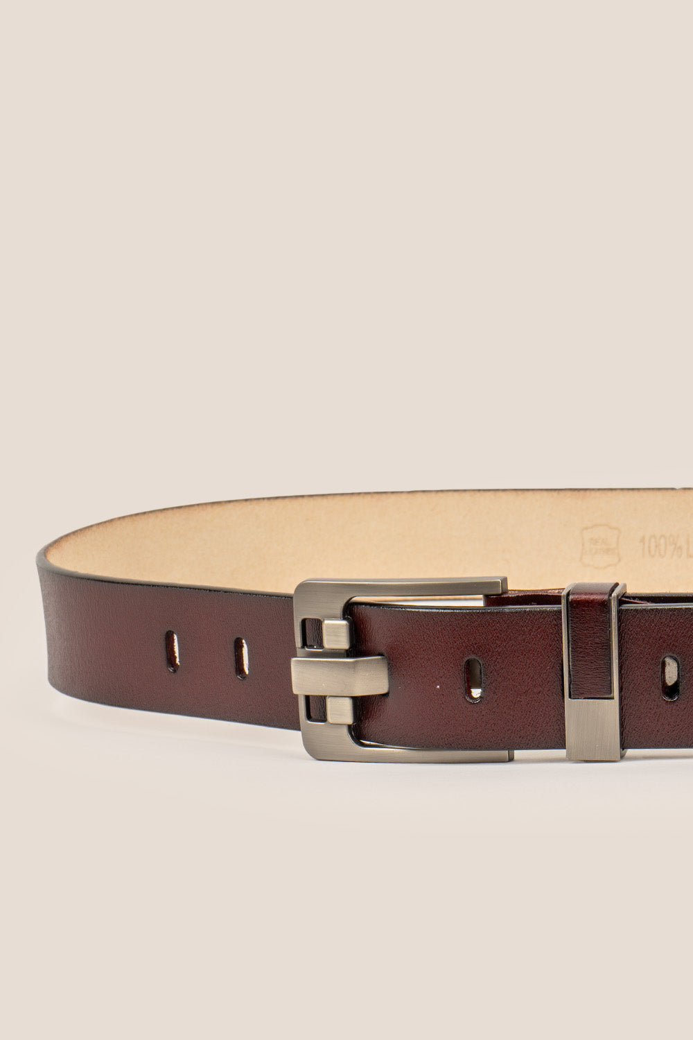 noah brown mens leather belt | oswin hyde