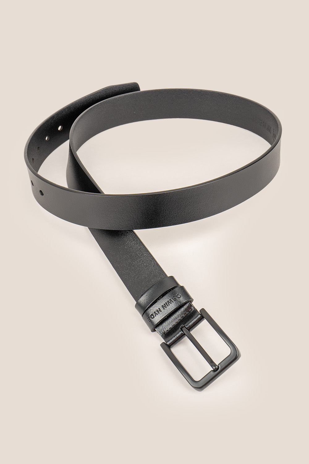 carl black mens leather belt | oswin hyde