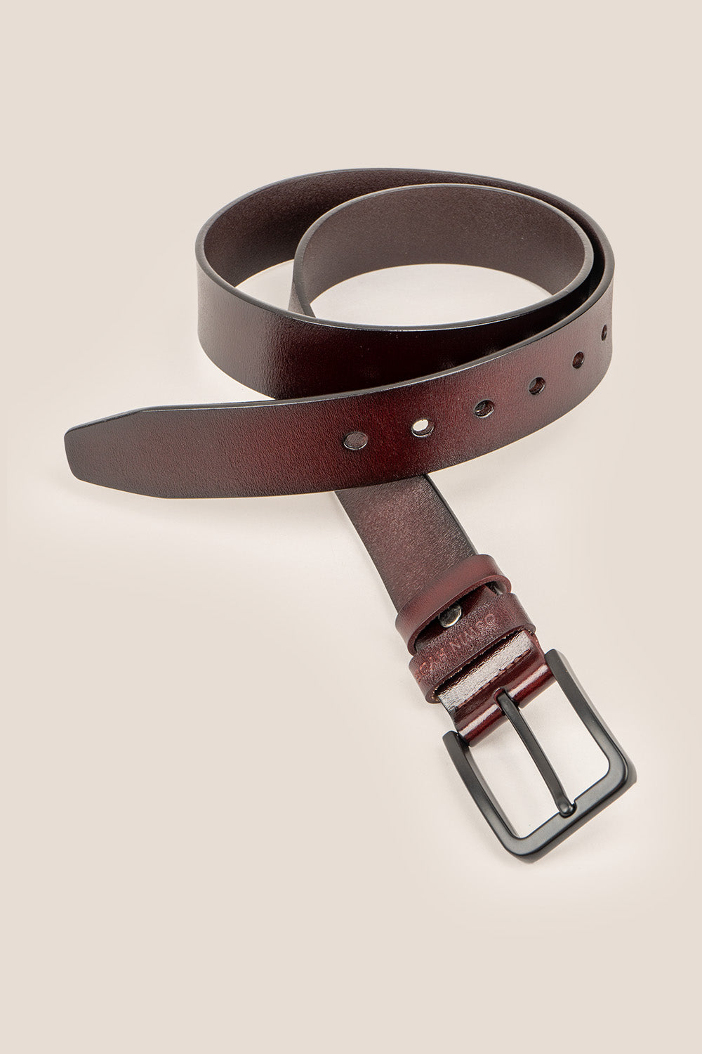 carl brown mens leather belt | oswin hyde