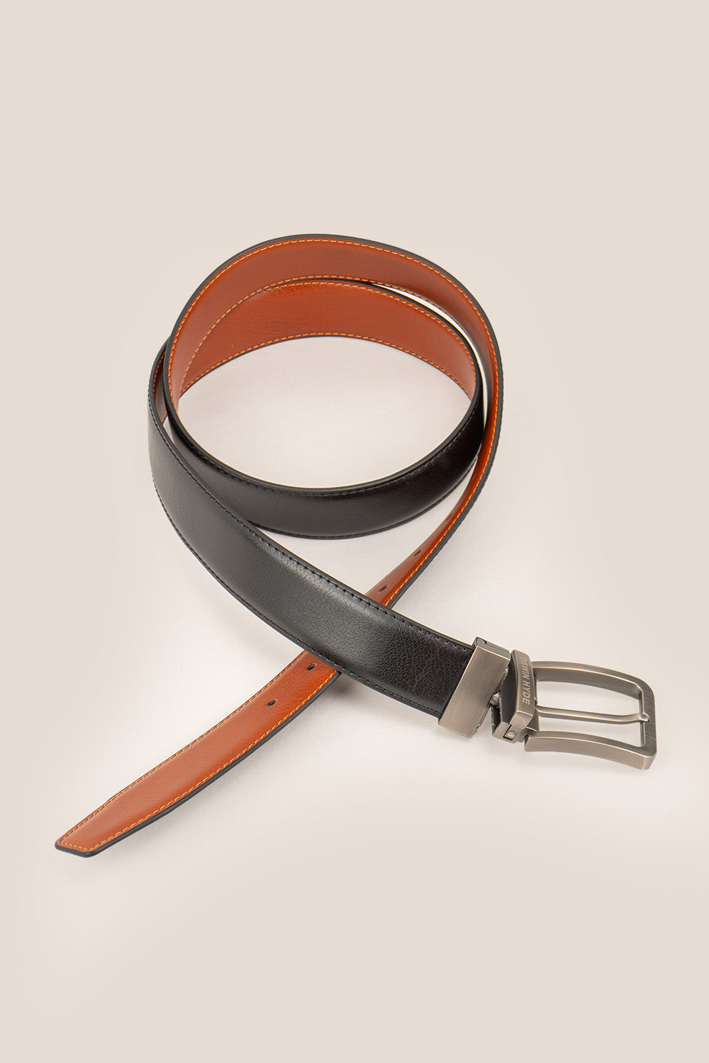 claud black-brown mens leather belt | oswin hyde