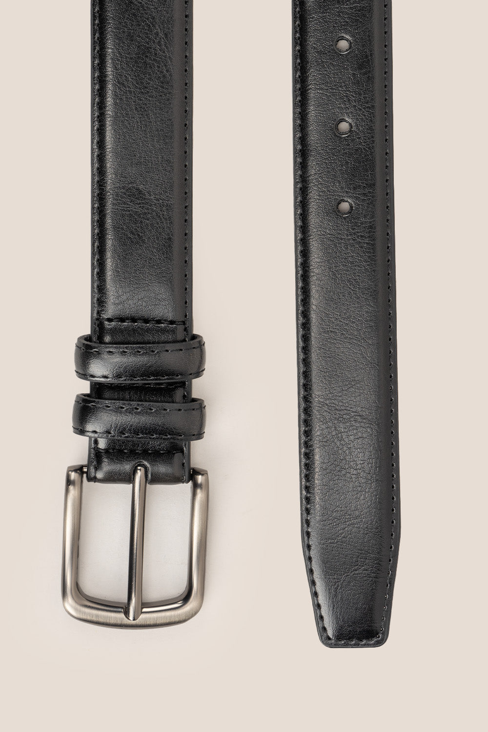 niel black mens leather belt | oswin hyde