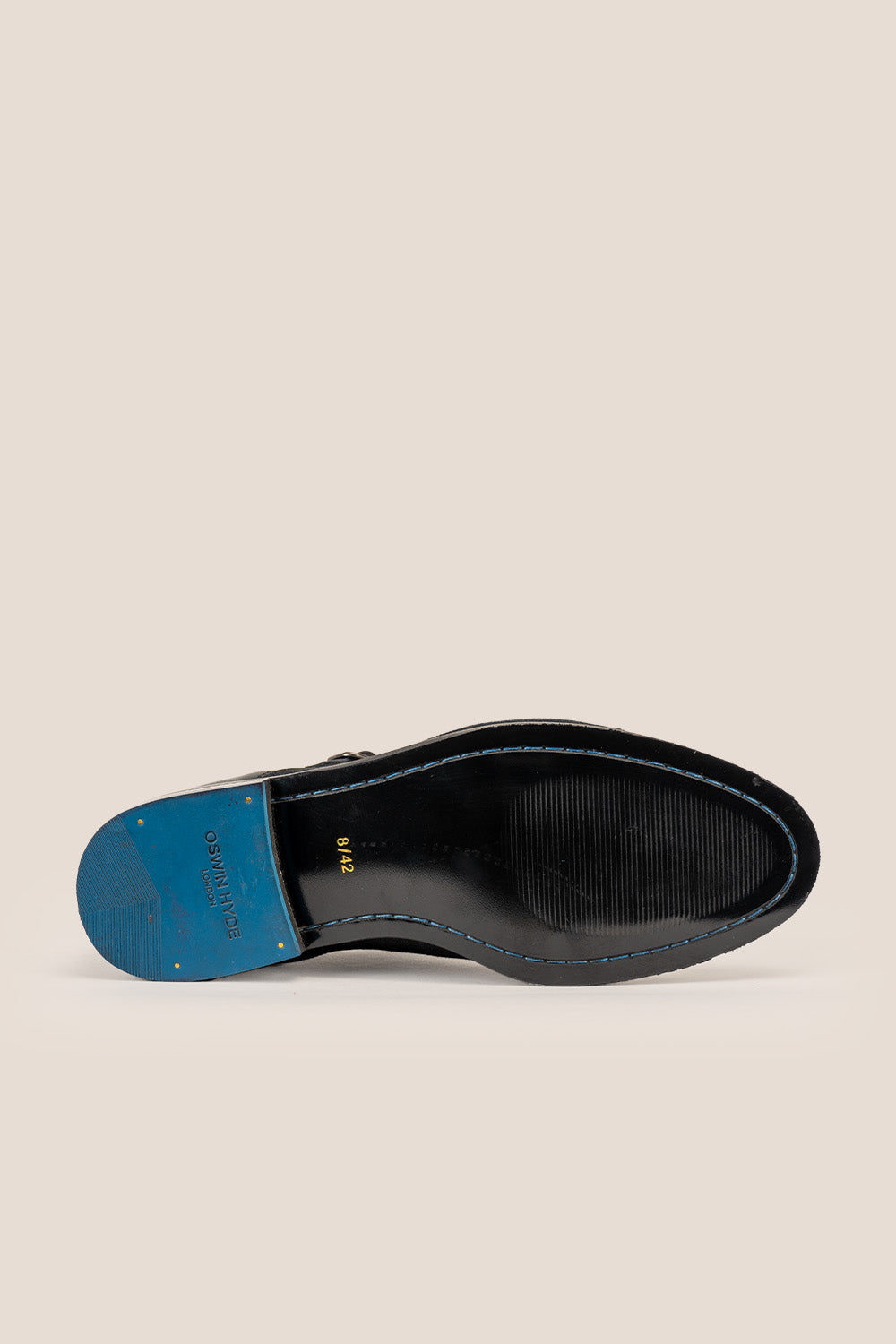 Oscar black monk leather shoes | Oswin Hyde