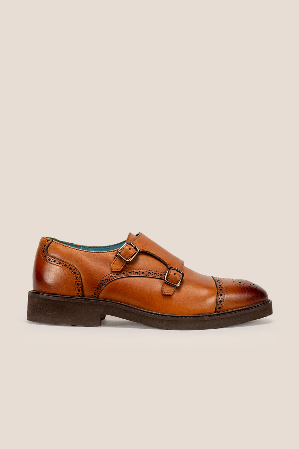 Shelby Tan Monk Brogue Shoe| Oswin Hyde