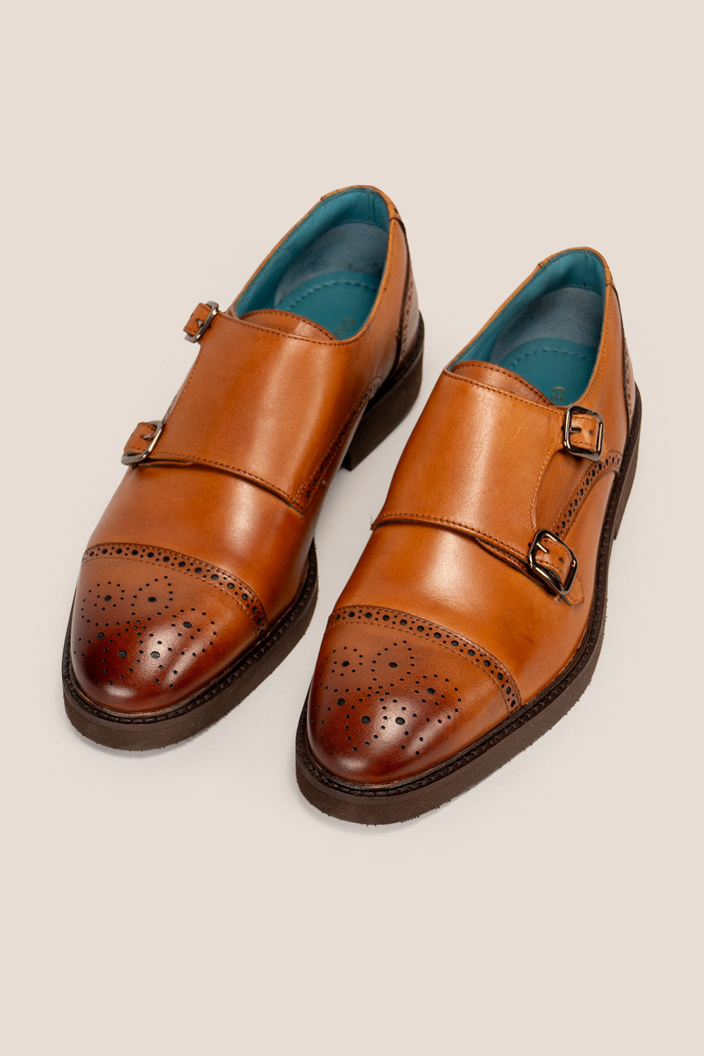 Shelby Tan Monk Brogue Shoe| Oswin Hyde