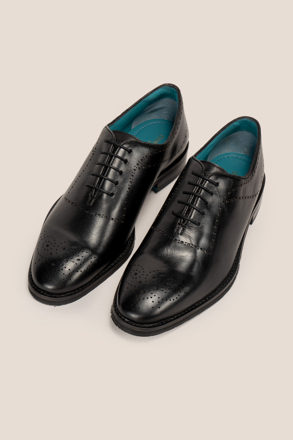 Melton Black Oxford shoes | Oswin Hyde