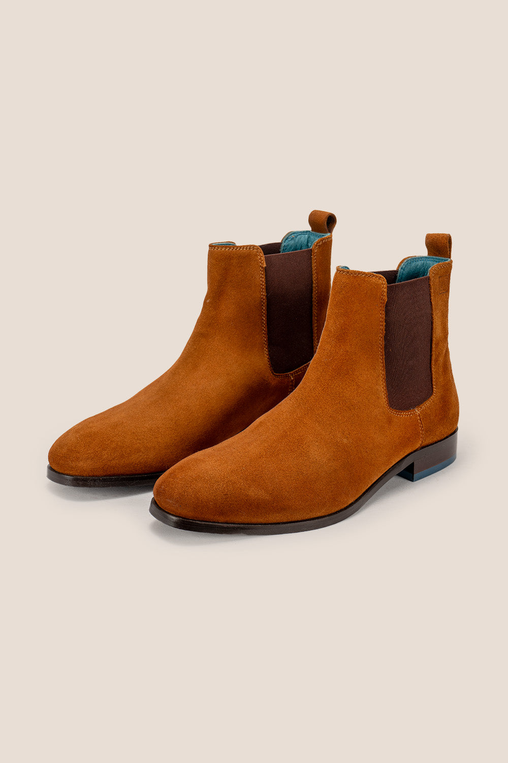 Vinnie Tobacco Suede Chelsea Boots | Oswin Hyde