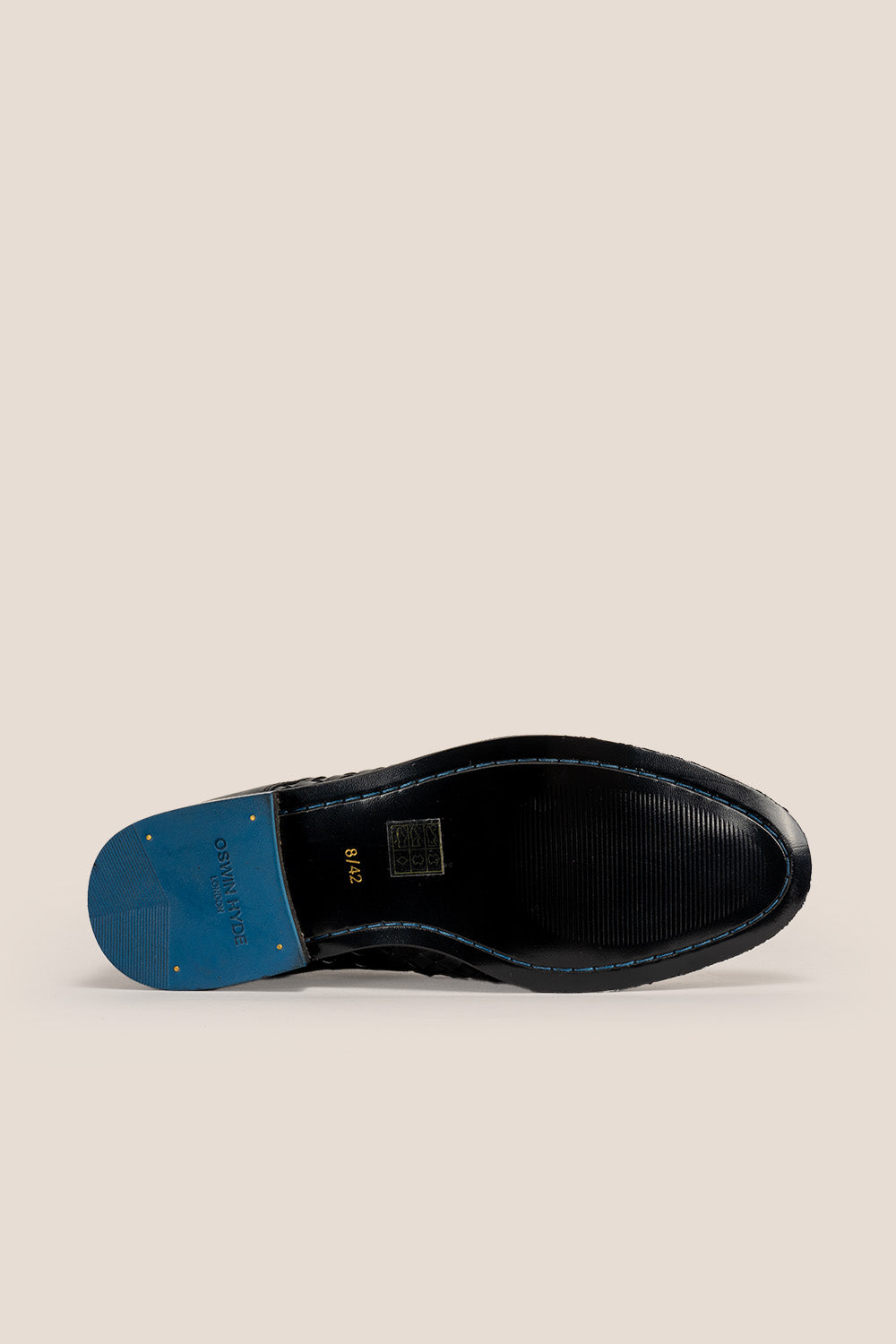 Heath Black Derby Leather Shoes | Oswin Hyde