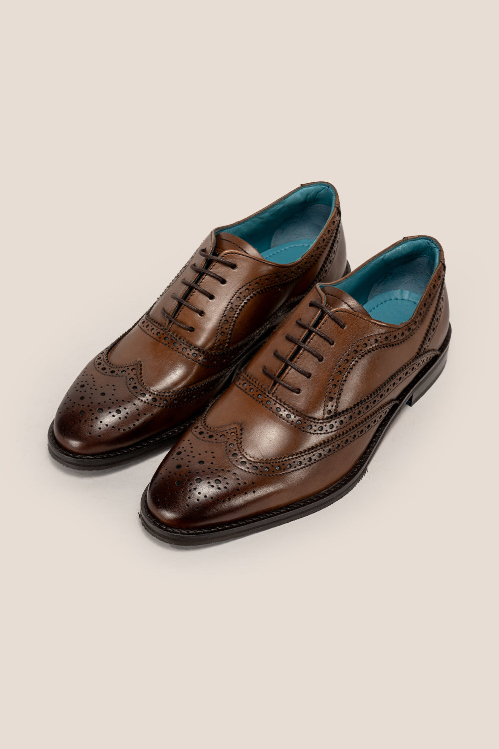 Stokes Brown Brogue shoes | Oswin Hyde