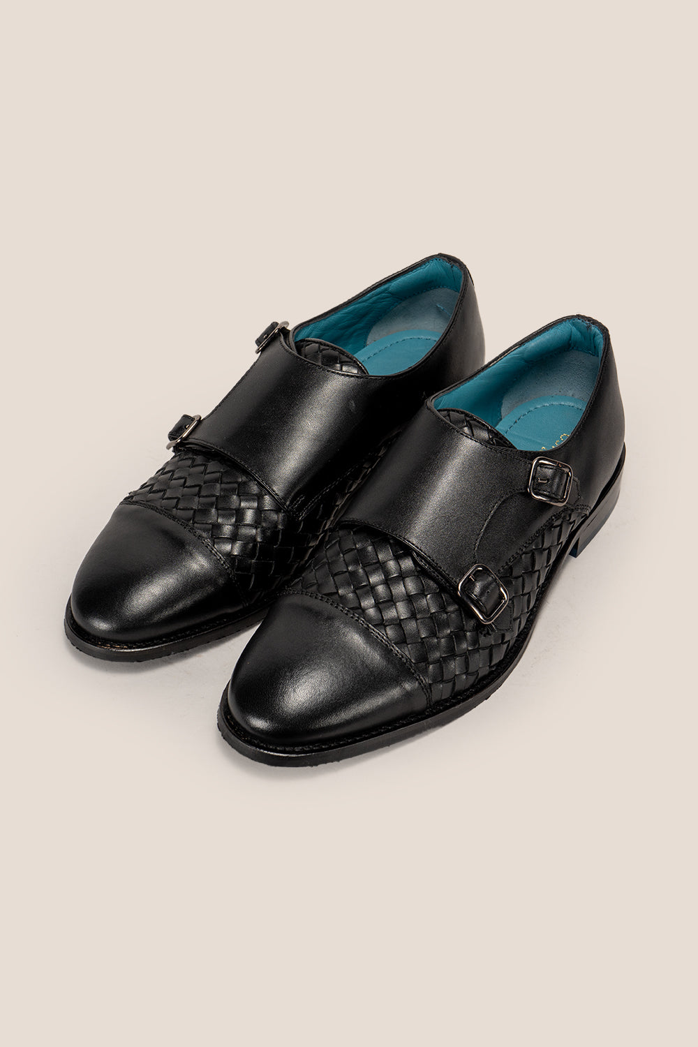 Hudson Black Monk Shoes | Oswin Hyde