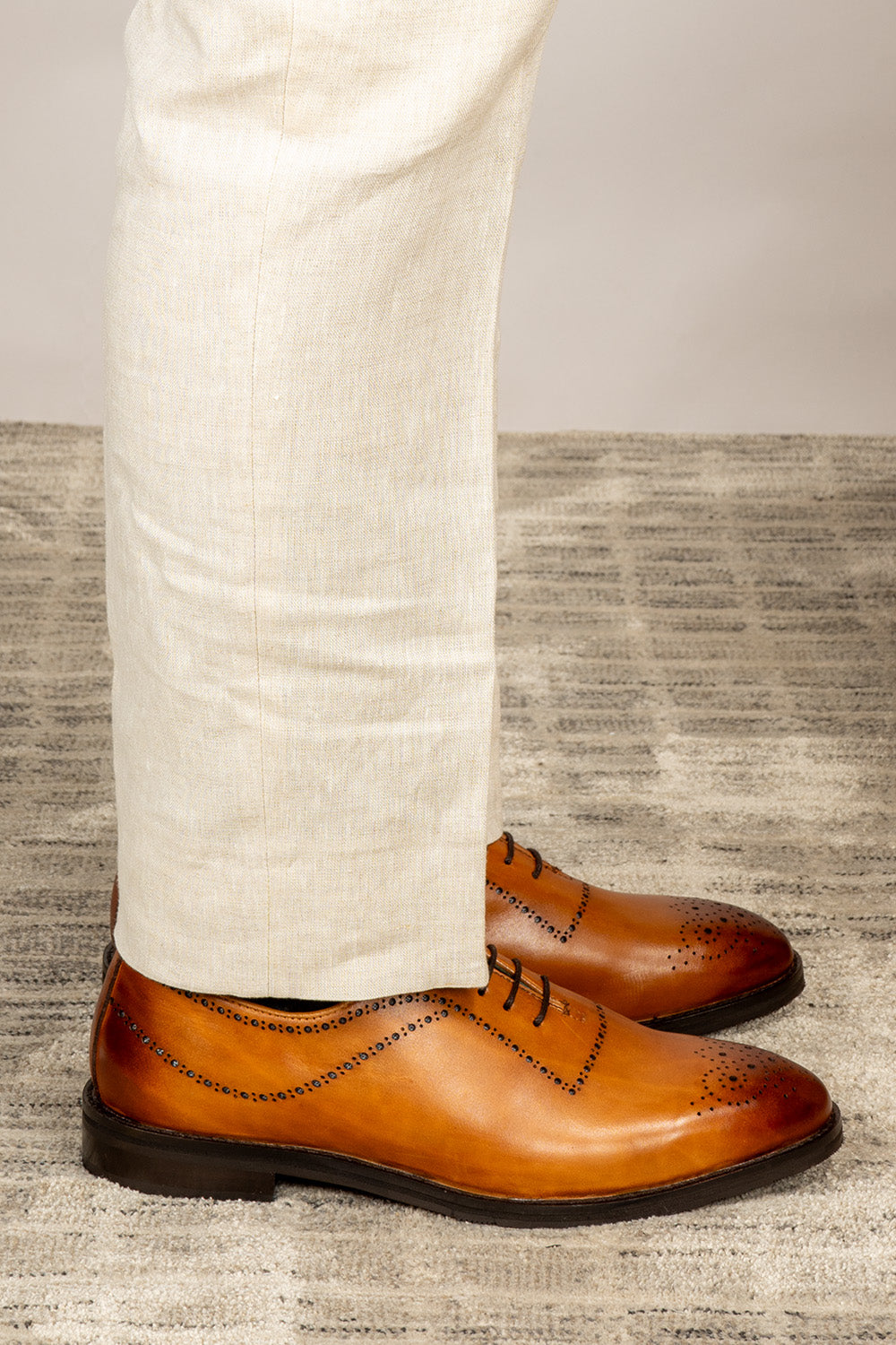 Melton Tan Oxford shoes | Oswin Hyde