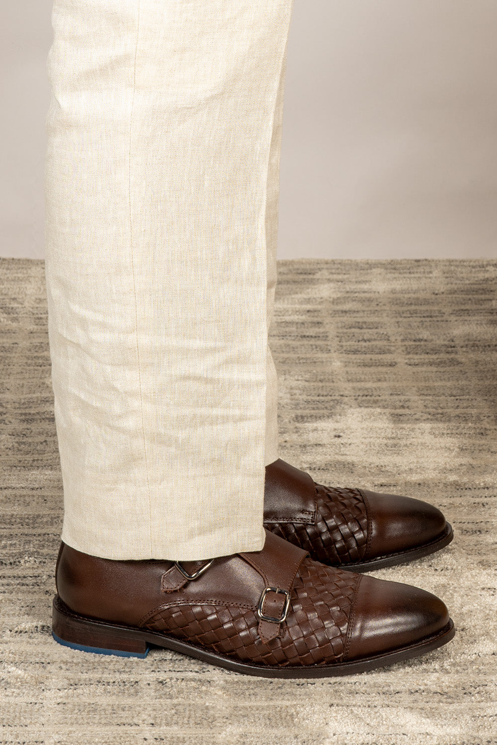 Hudson Brown Monk Shoes | Oswin Hyde