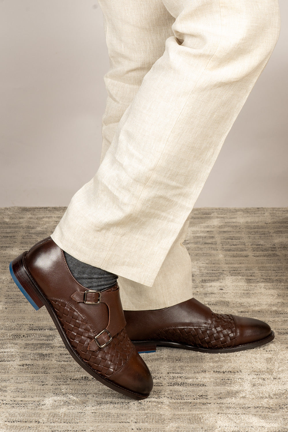 Hudson Brown Monk Shoes | Oswin Hyde