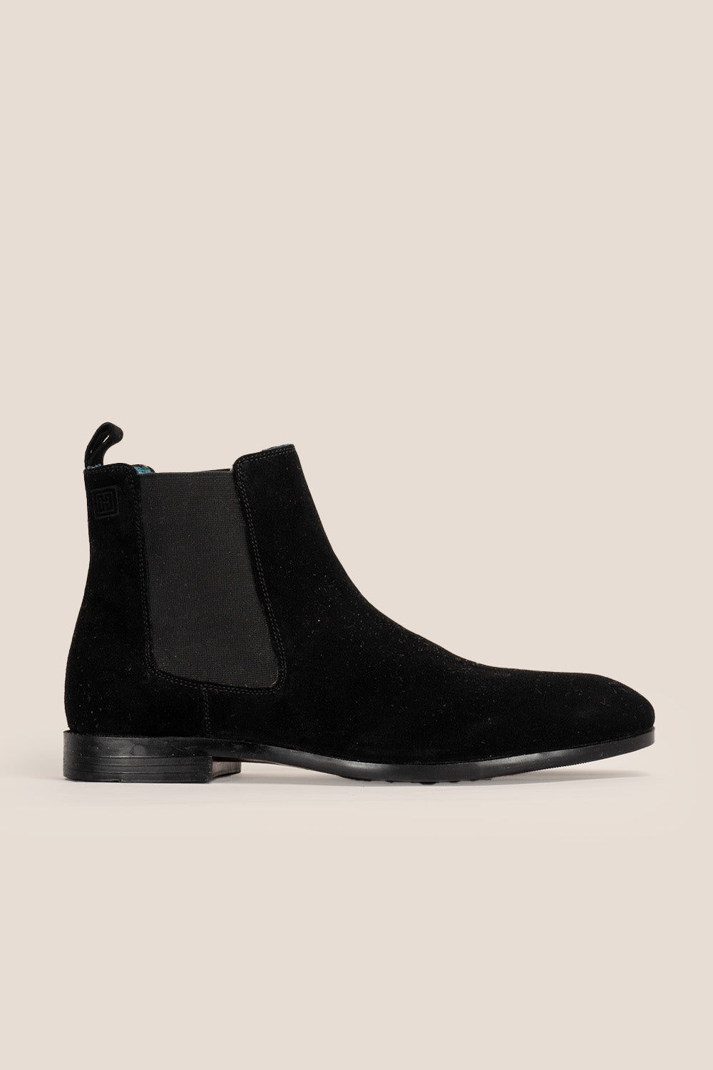 Oswin Hyde Darwin black suede boots for Men