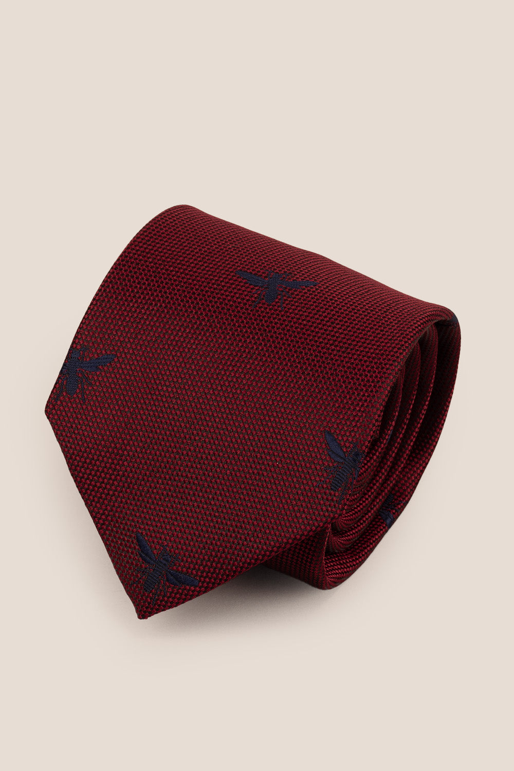 DRAGONFLY RED TIE FROM OSWIN HYDE