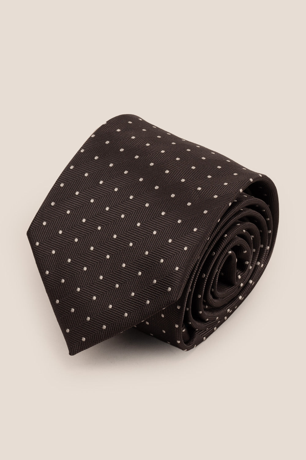 POLKA GREY TIE FROM OSWIN HYDE