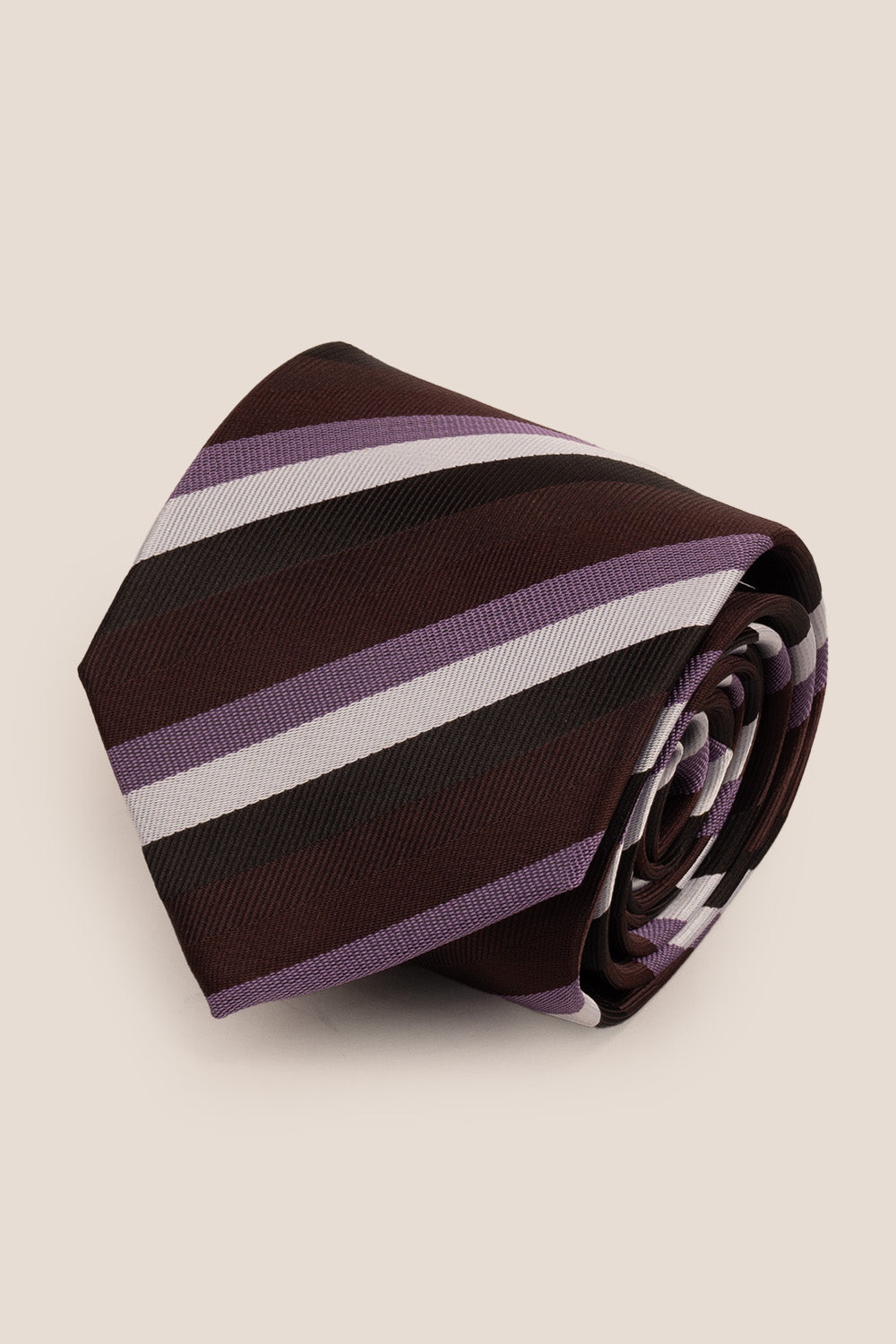 CLASSIC MULTI STRIPE BORDO TIE FROM OSWIN HYDE