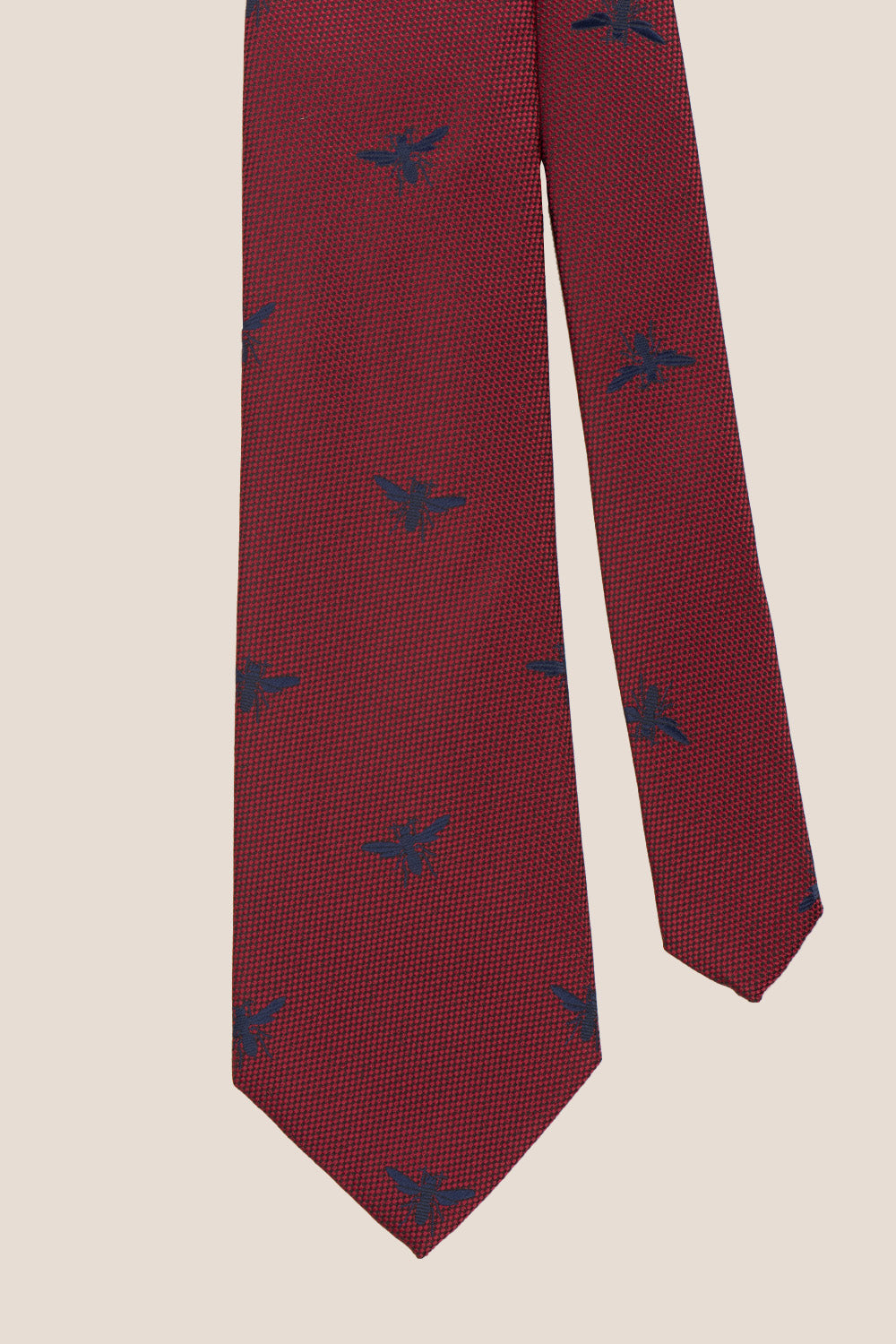 DRAGONFLY RED TIE FROM OSWIN HYDE