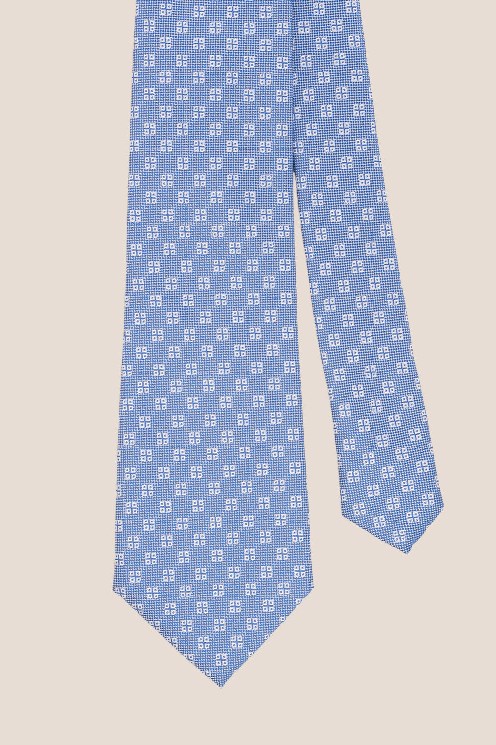 GEOMETRIC SQUARE BLUE TIE FROM OSWIN HYDE