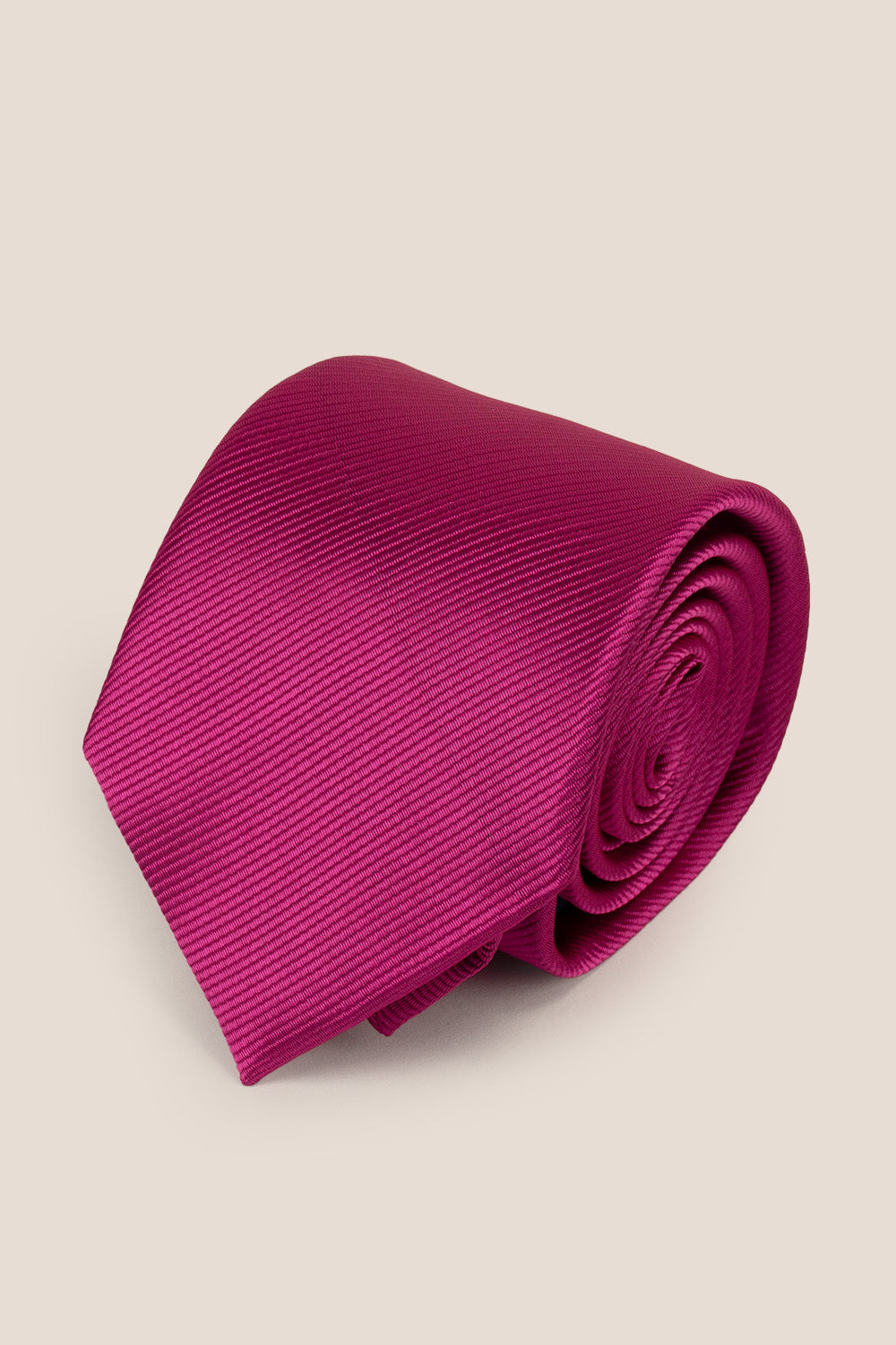 Hot Pink Ribbed tie Oswin Hyde