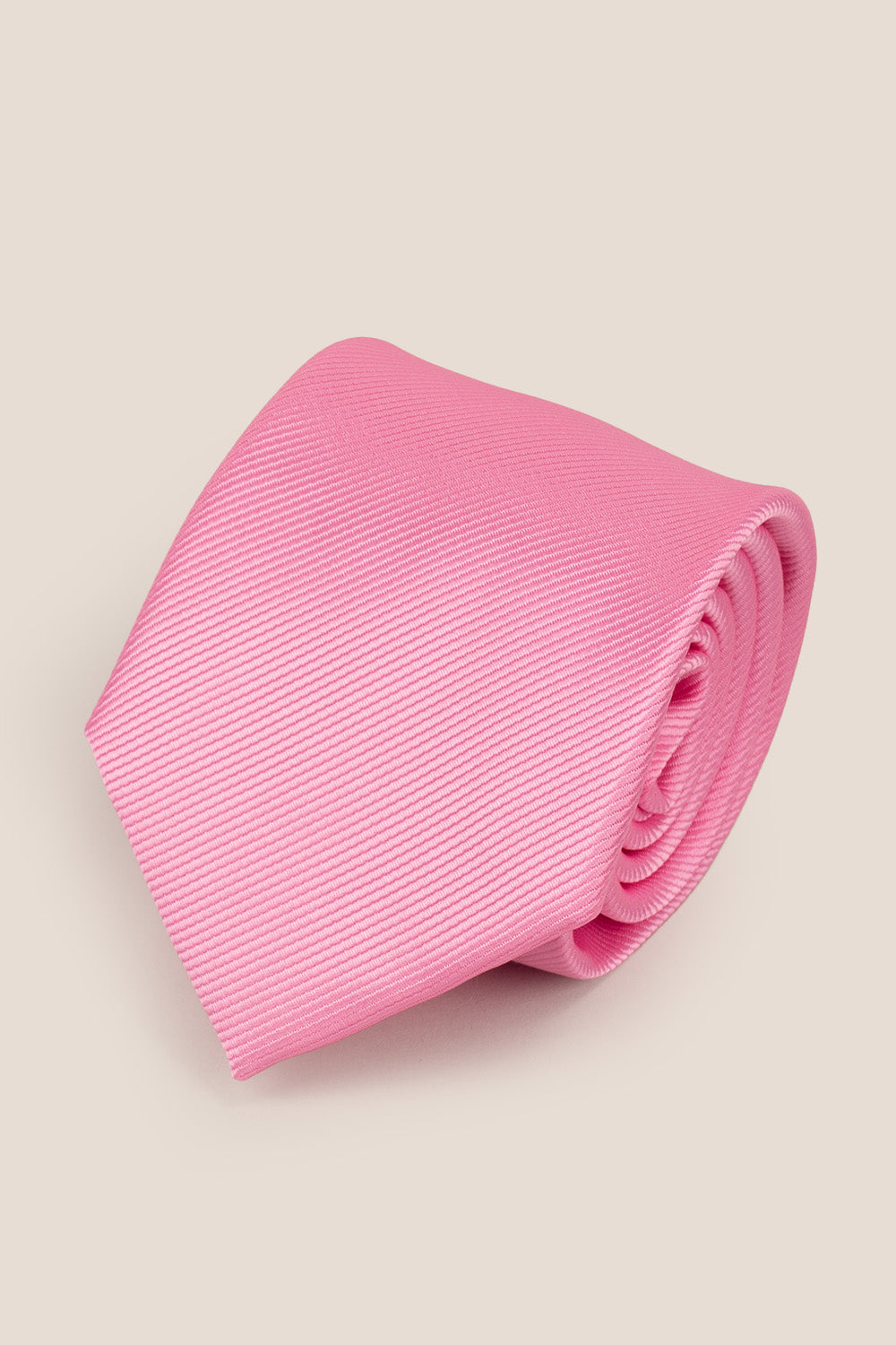 Pink Ribbed tie Oswin Hyde