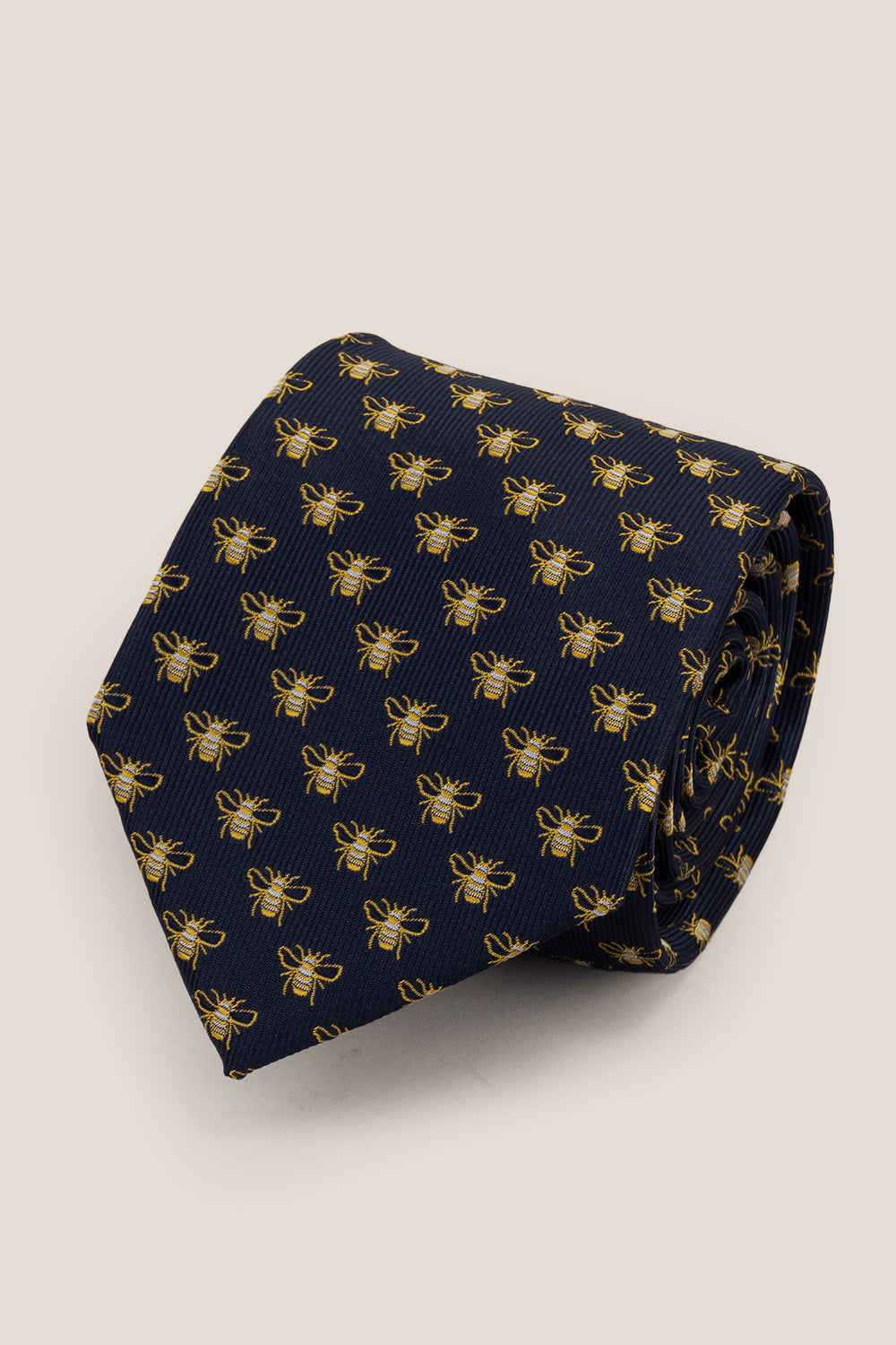 BEE NAVY TIE FROM OSWIN HYDE